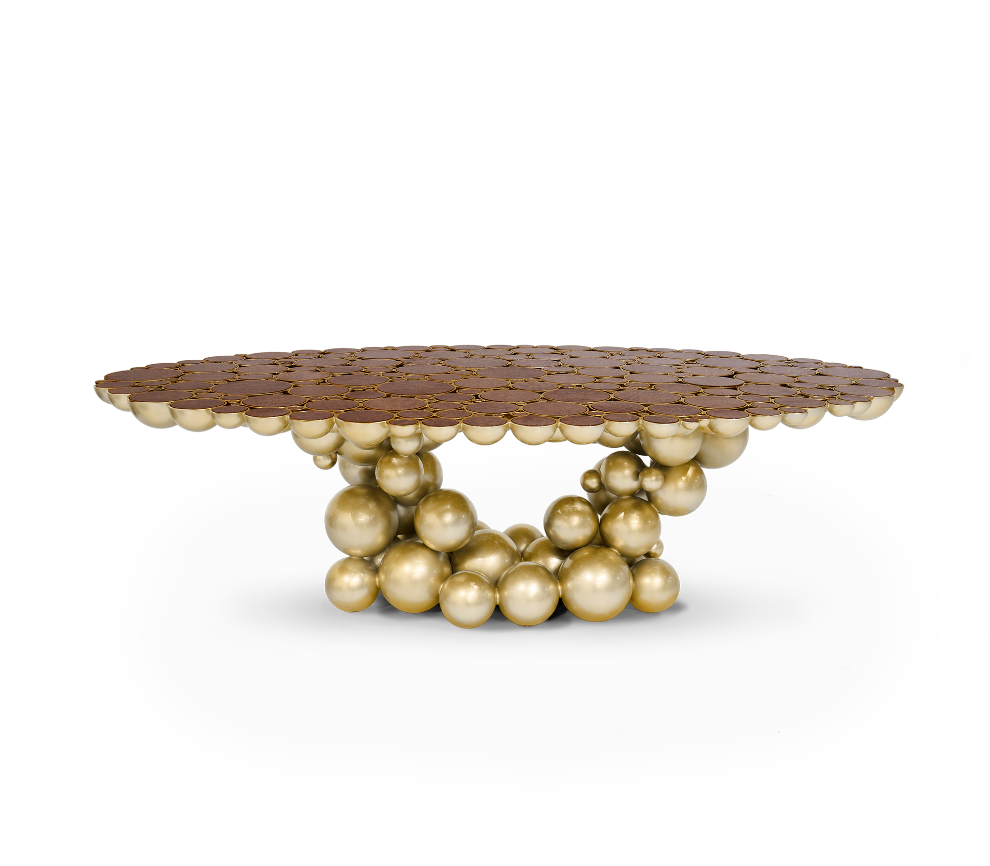 Orbit walnoten luxe eettafel