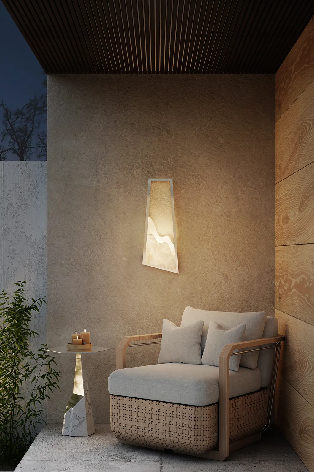 Grand Aura buiten wandlamp - 1
