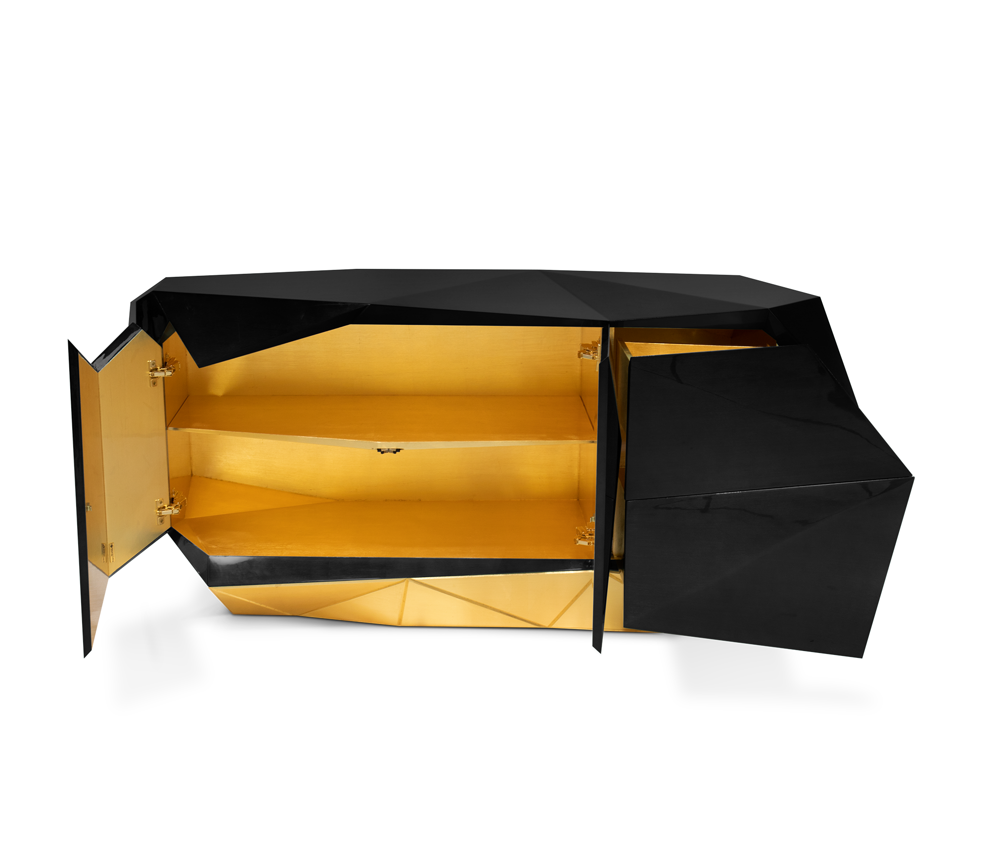 Prism 3 zwart dressoir