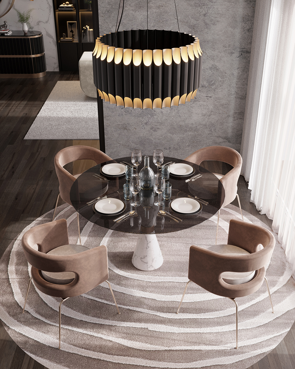 Bold ronde hanglamp - 5