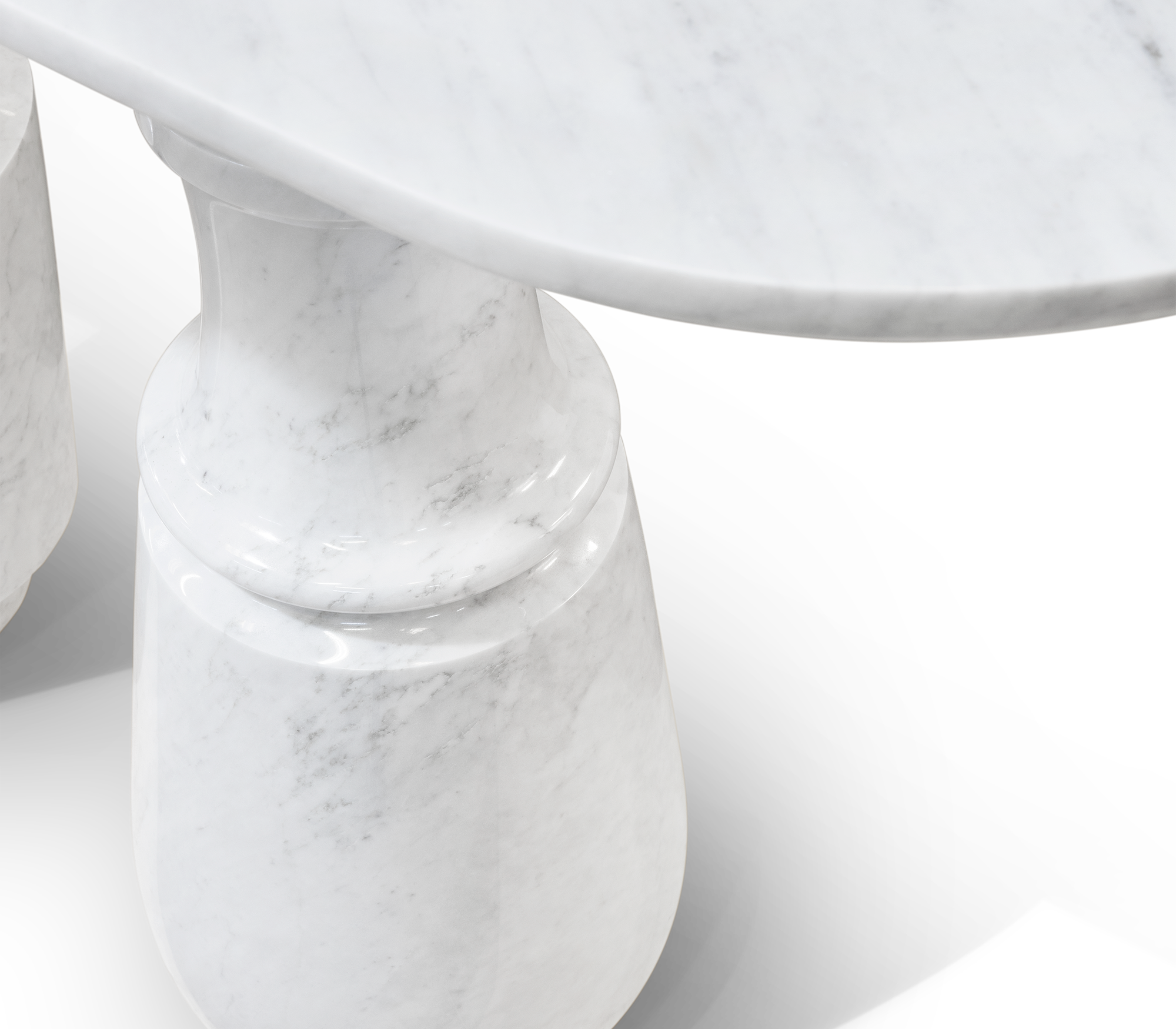 Obsidian Carrara console