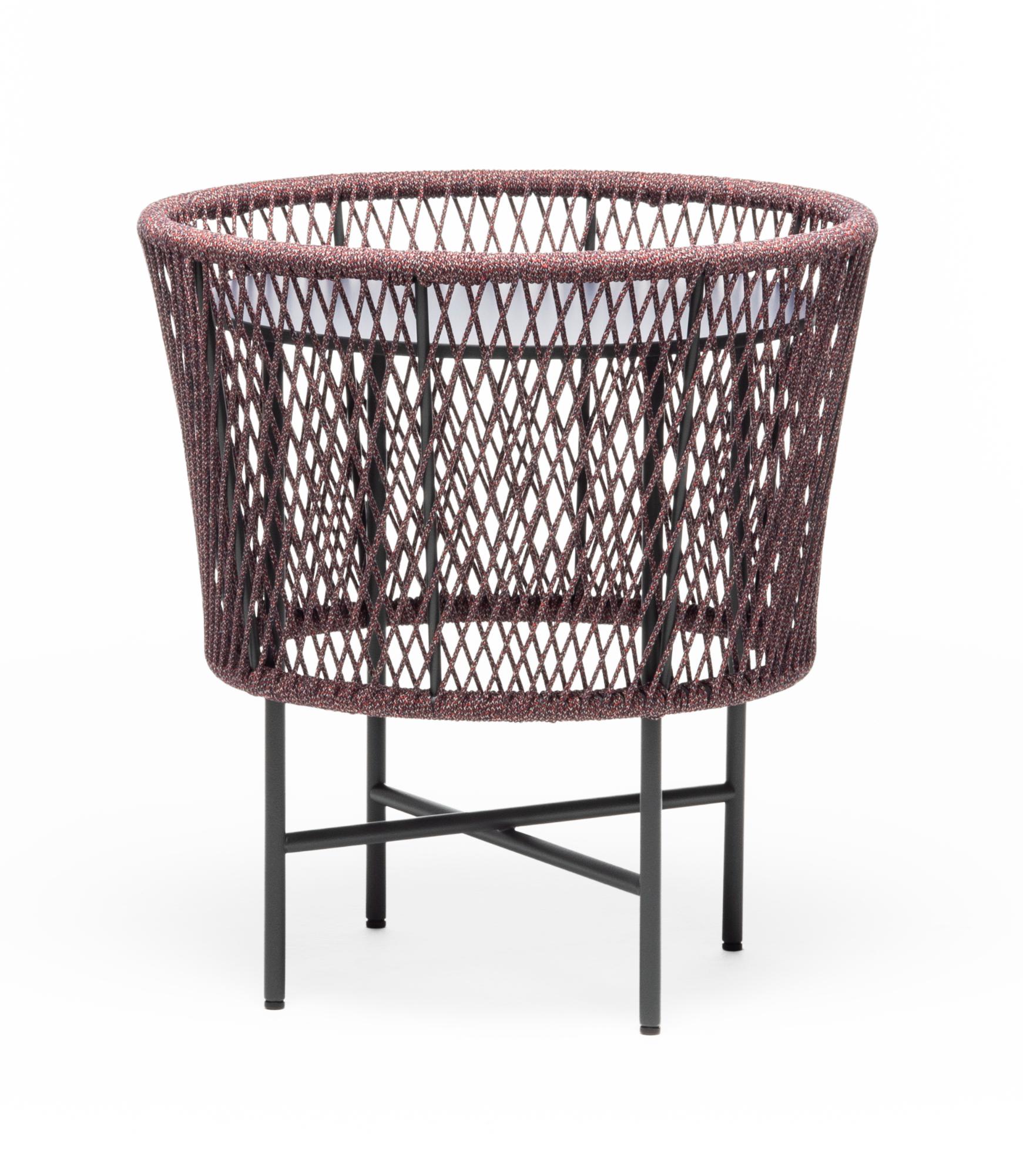 Tamburo SM Ronde Blauw & Rode Buiten Salontafel