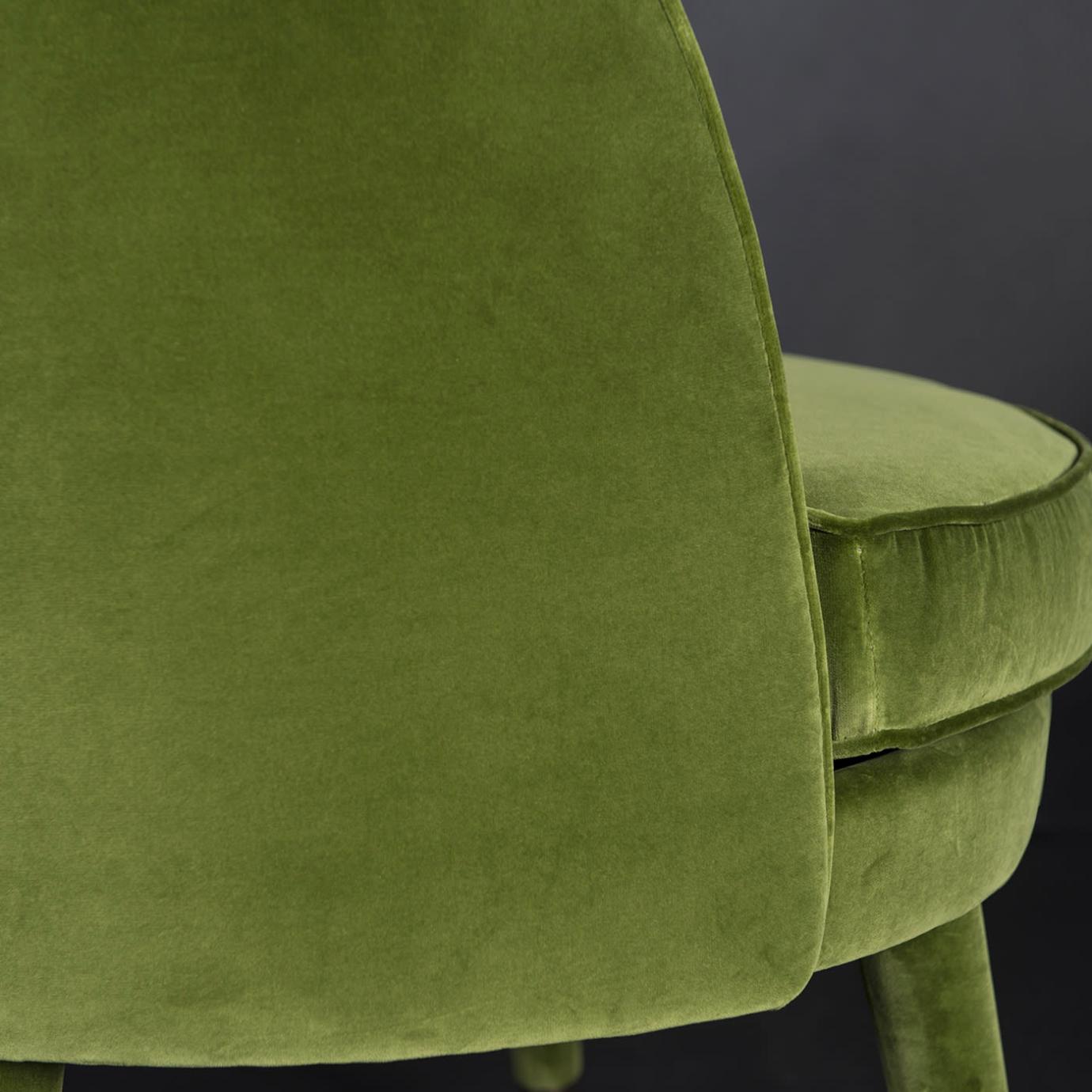 Vivien olijfgroene fauteuil