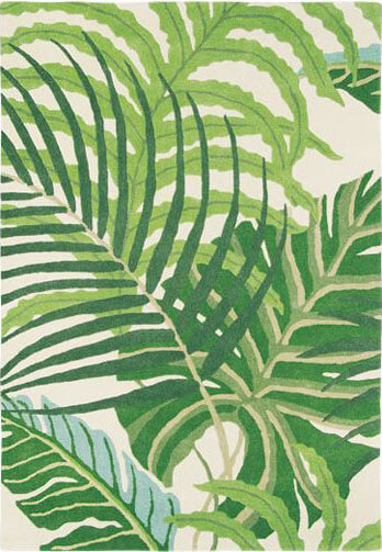 Sanderson manila-green tapijt | Maat: 200 × 280 cm