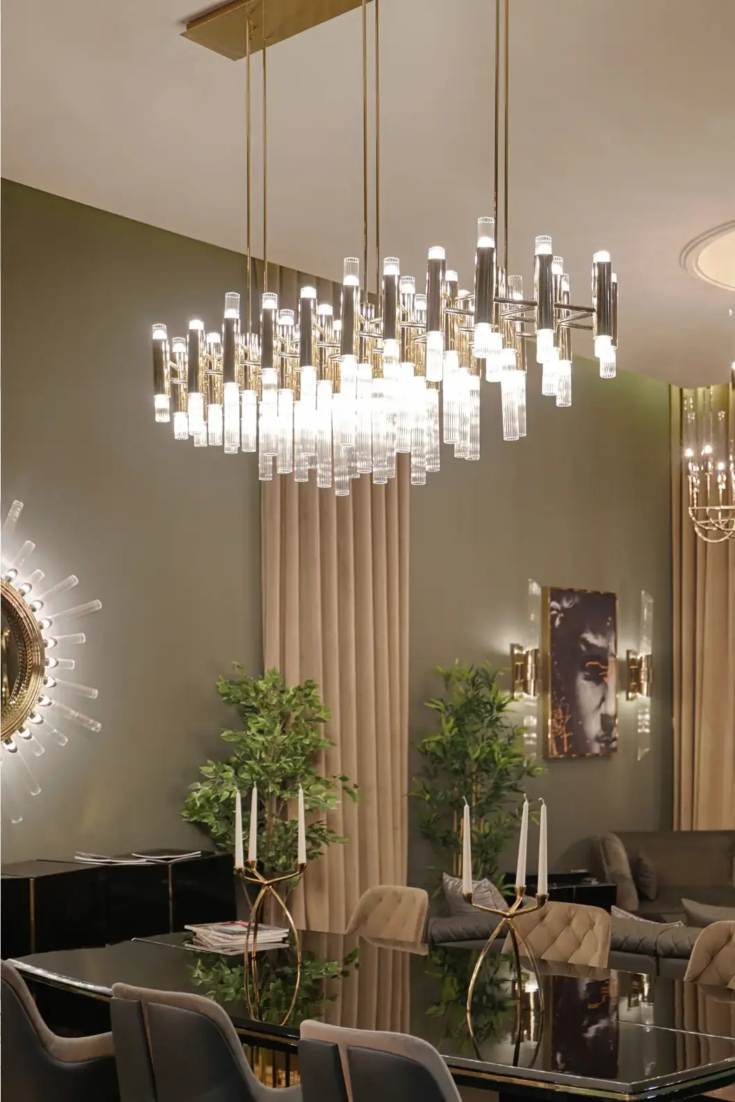 Cascade rechthoekige hanglamp - 9