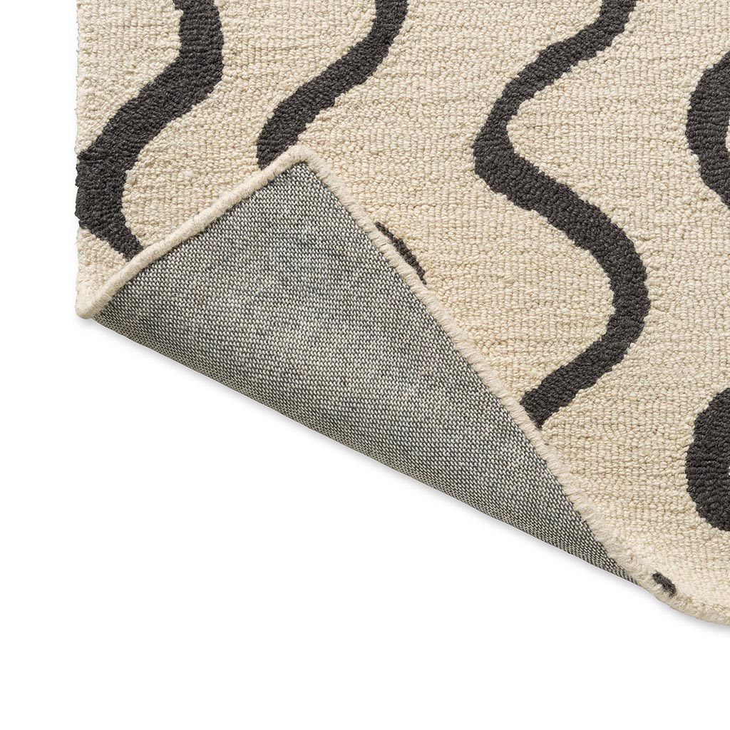 Ribbon charcoal tapijt | Maat: 250 × 350 cm