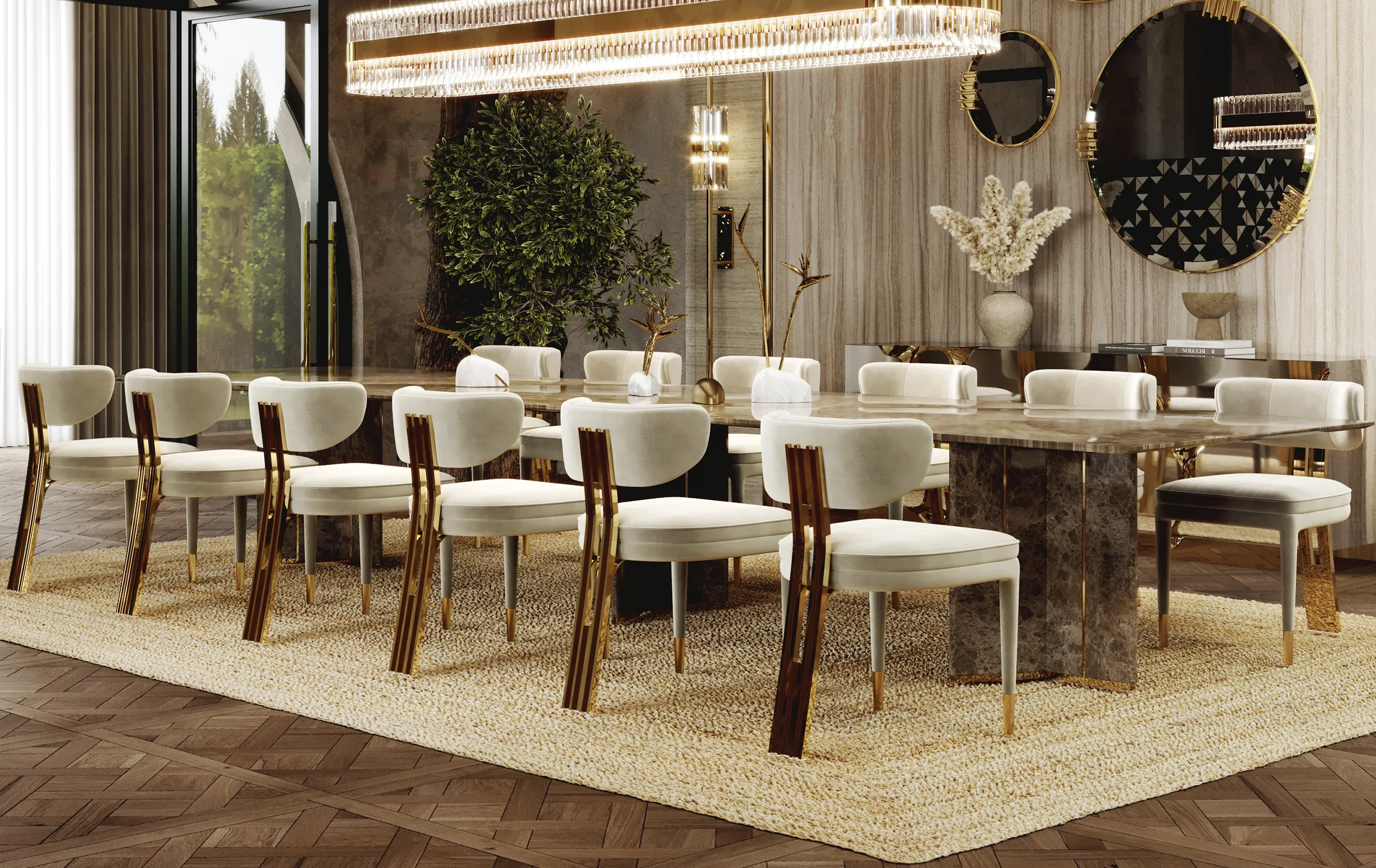 Lattice eetstoel - 6