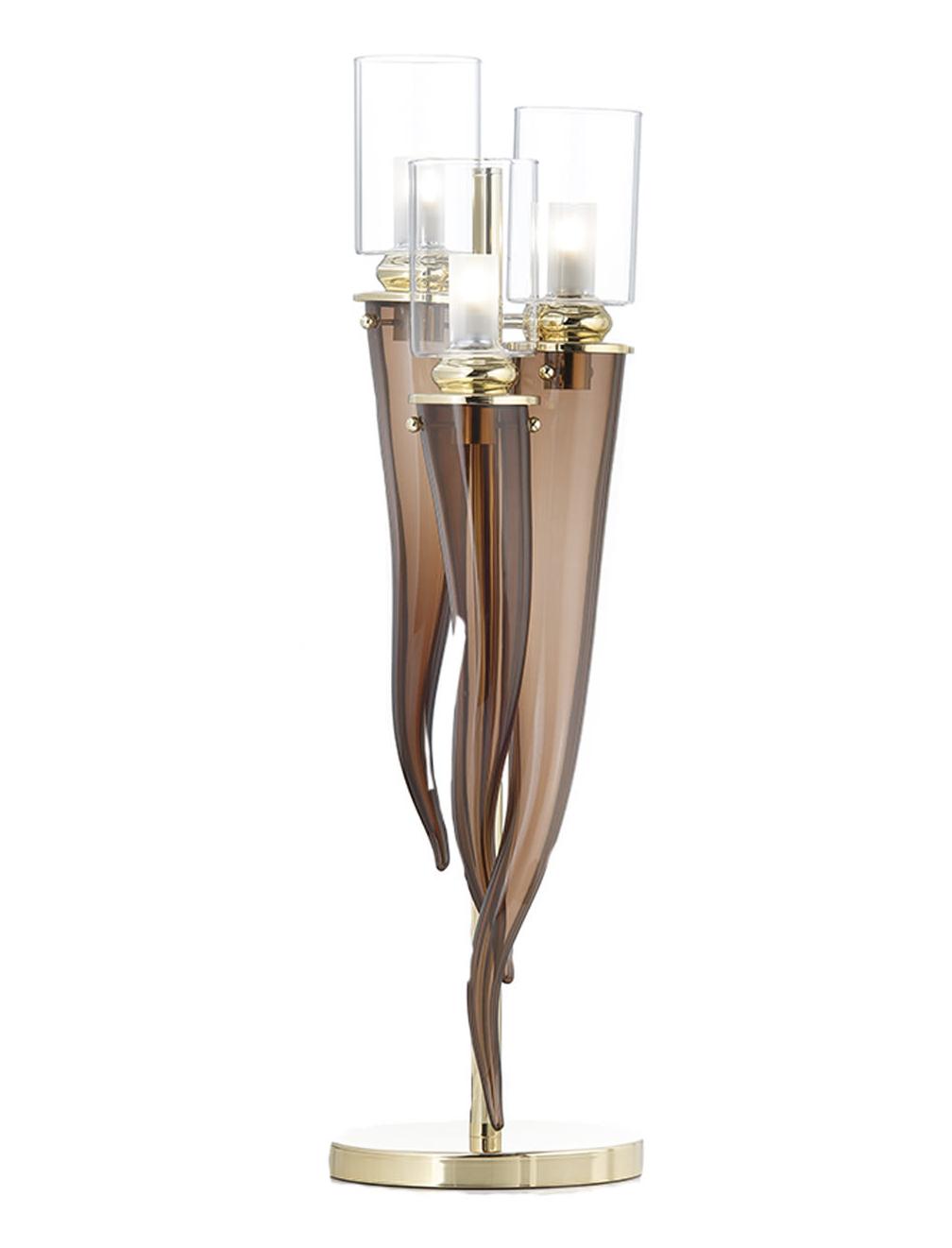 Murano Caffè Glas Tafellamp