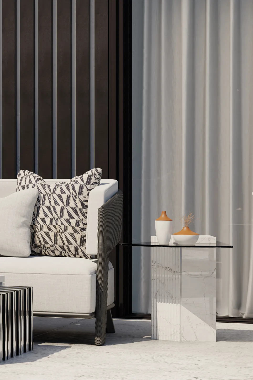 Monarch tuinbijzettafel