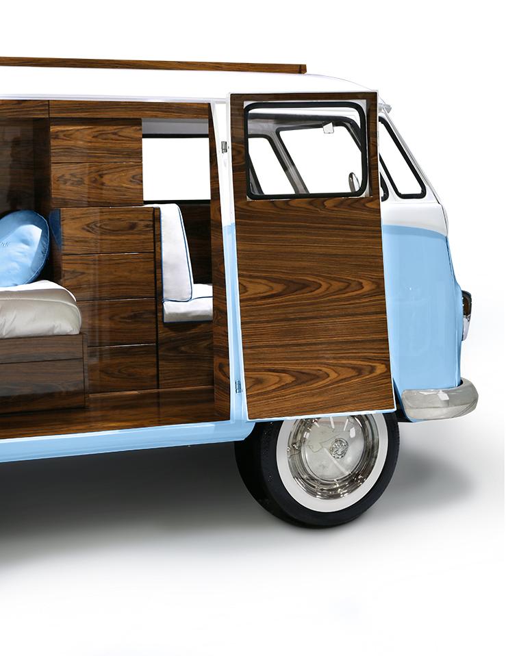 Traveler's Caravan Blue slaapkamerset