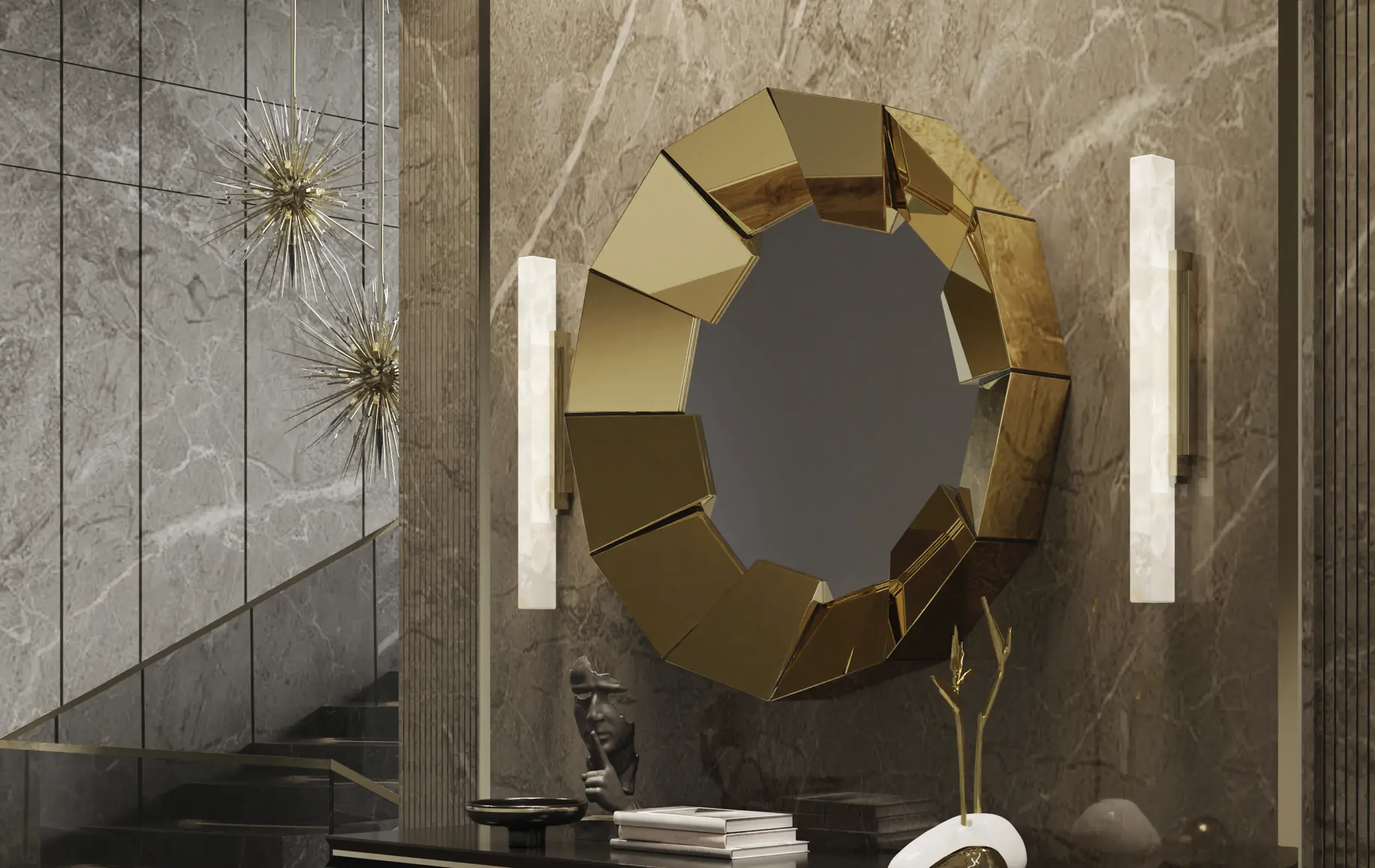 Radiance gouden spiegel - 3