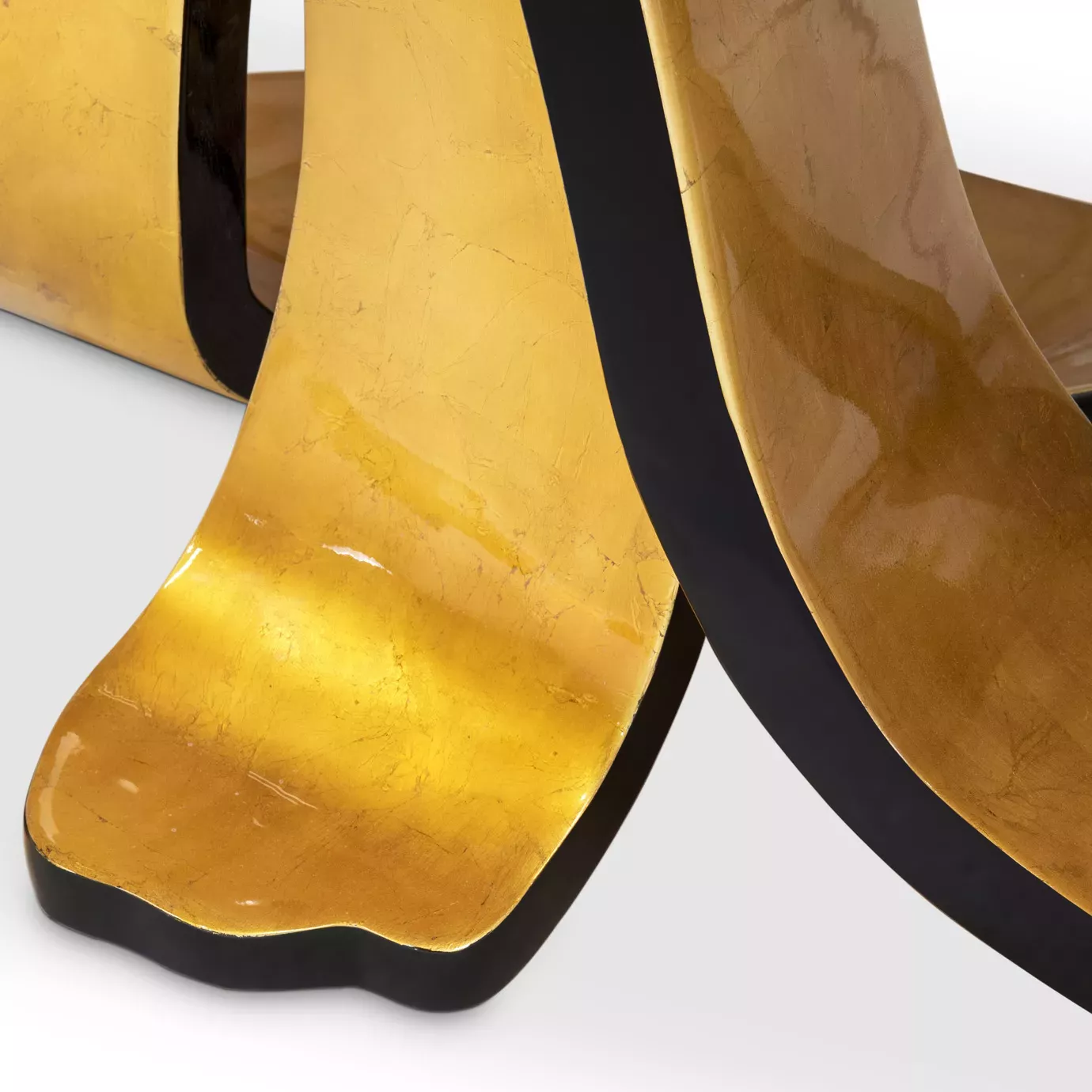 Ribbon goudblad eettafel