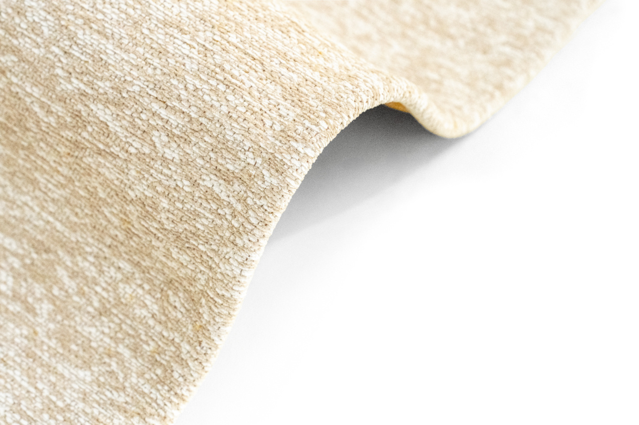 Ribonn Pure Yellow vloerkleed | Maat: 80 × 150 cm