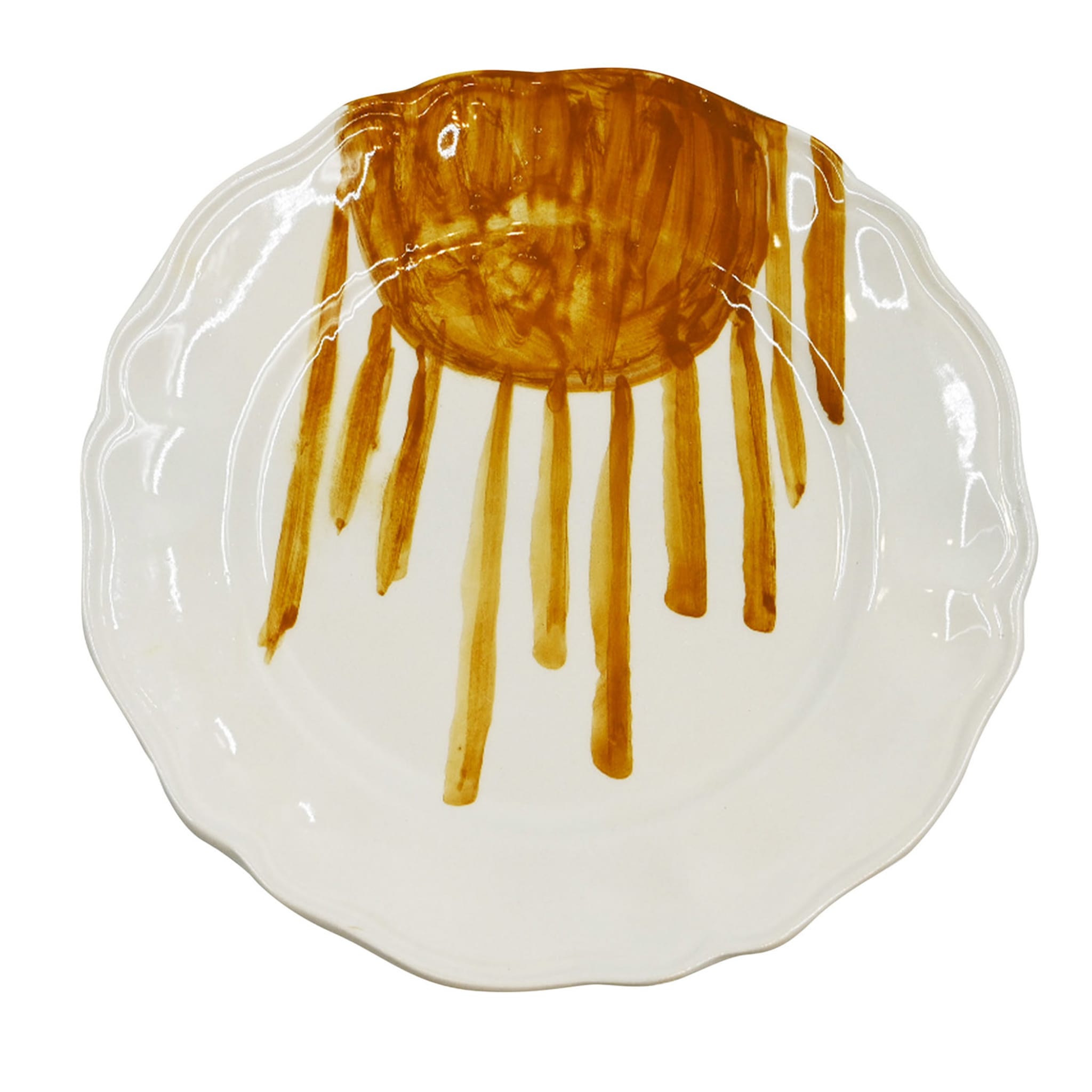 Handgemaakte keramische bord