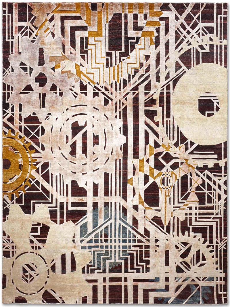 Original handgemaakte luxe vloerkleed | Maat: 300 × 400 cm