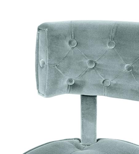 Prestige hemelblauwe eetstoel