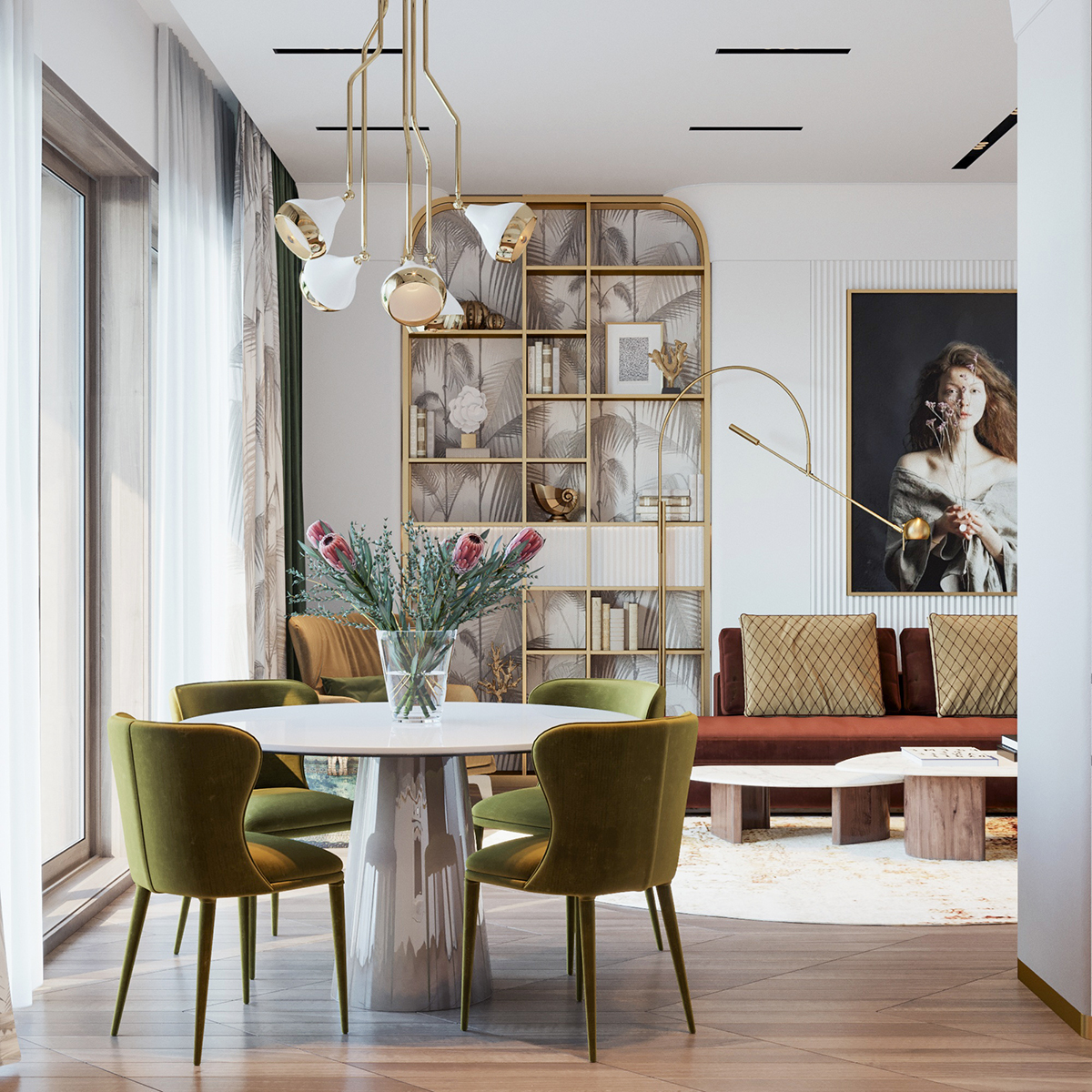 Grace plafond hanglamp - 6