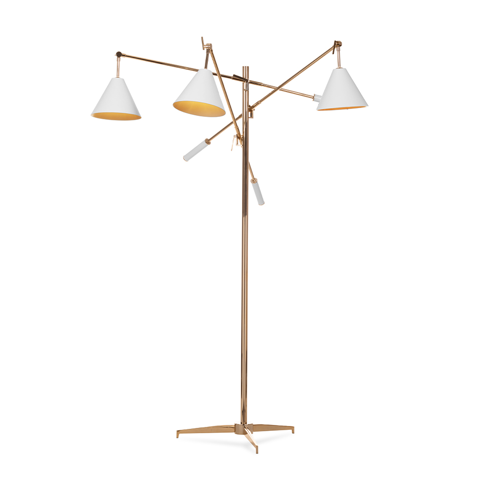 Crooner vloerlamp