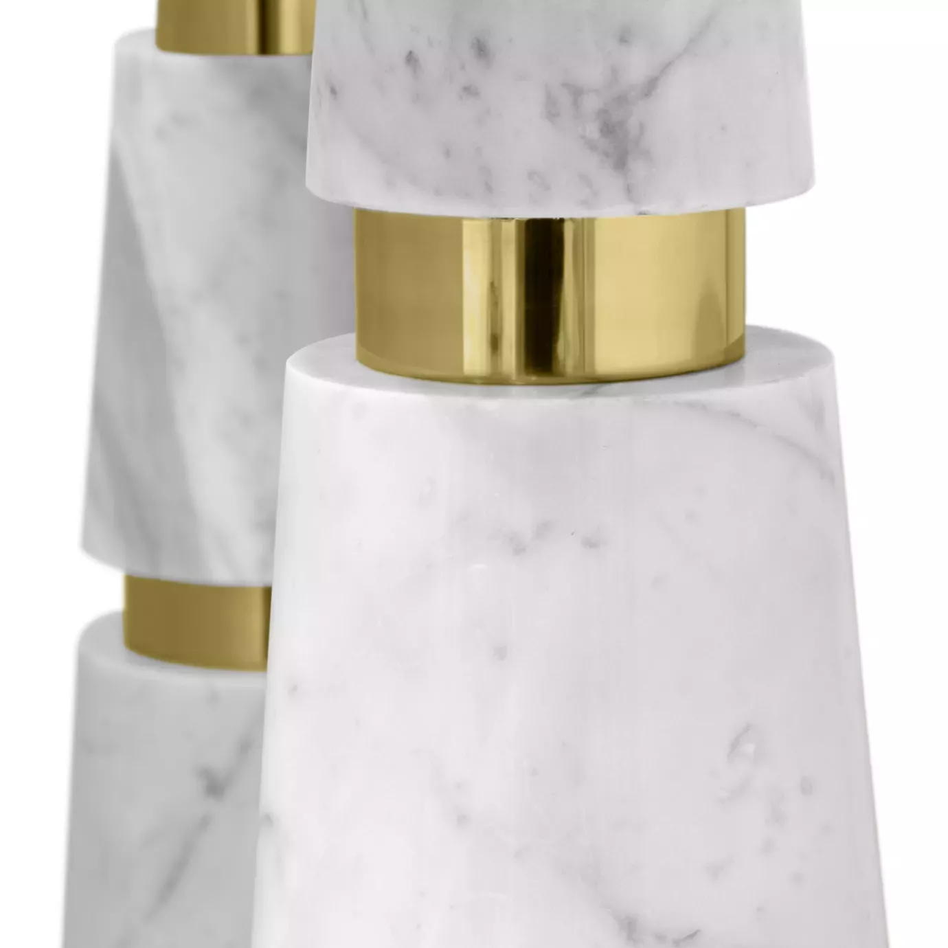 Avalanche Carrara marmer console