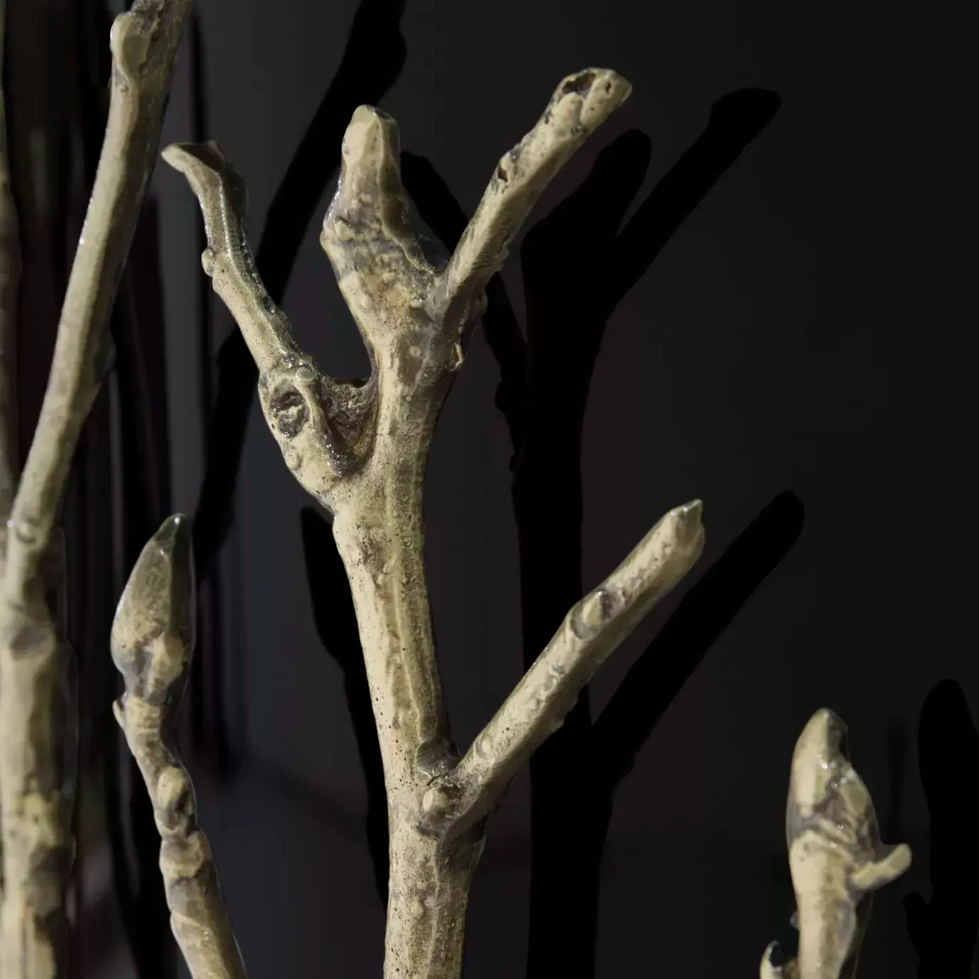 Elowen glazen blad eettafel