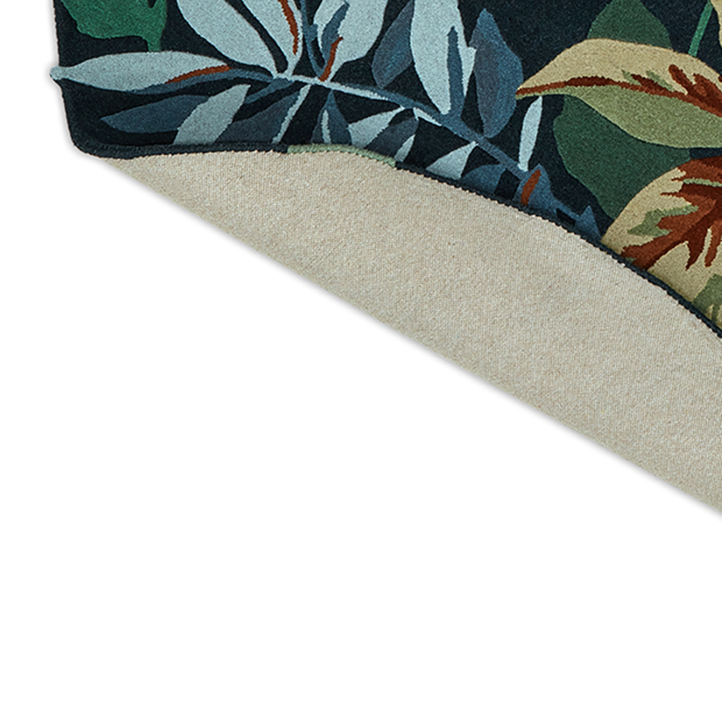 Robin's wood bosgroen tapijt | Maat: Ø 150 cm