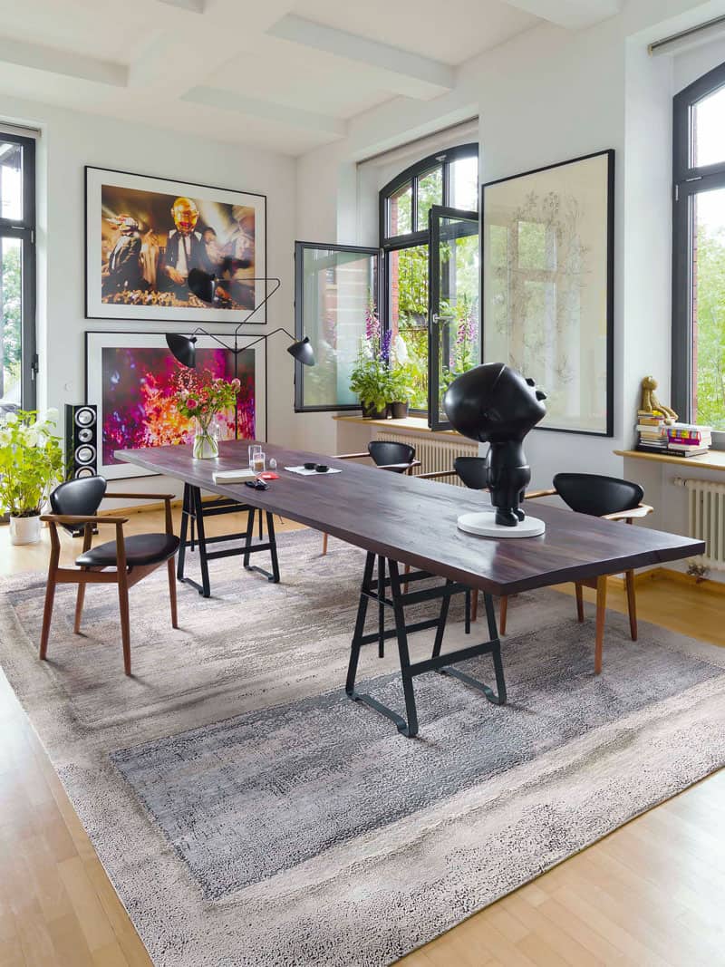 Zand handgemaakte luxe tapijt | Maat: 274 × 365 cm