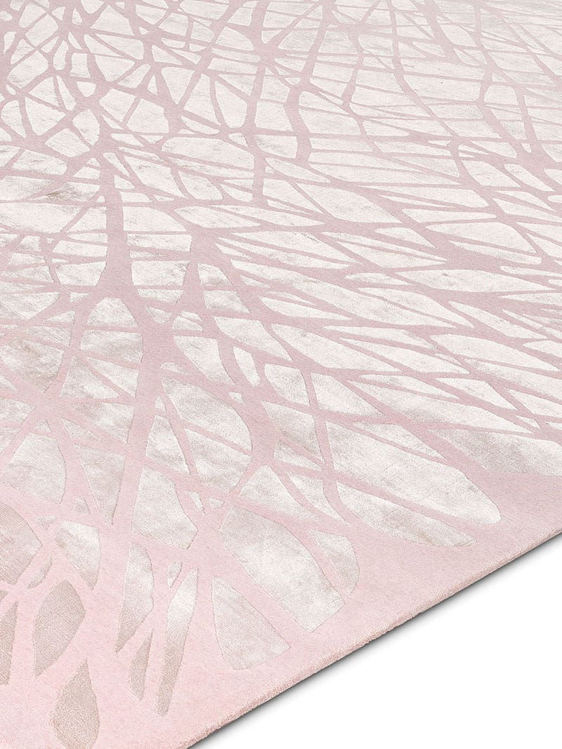 Dresden Rose luxe handgeknoopt vloerkleed