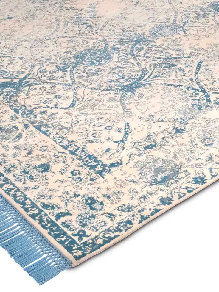 Lichtblauw luxe tapijt | Maat: 274 × 365 cm