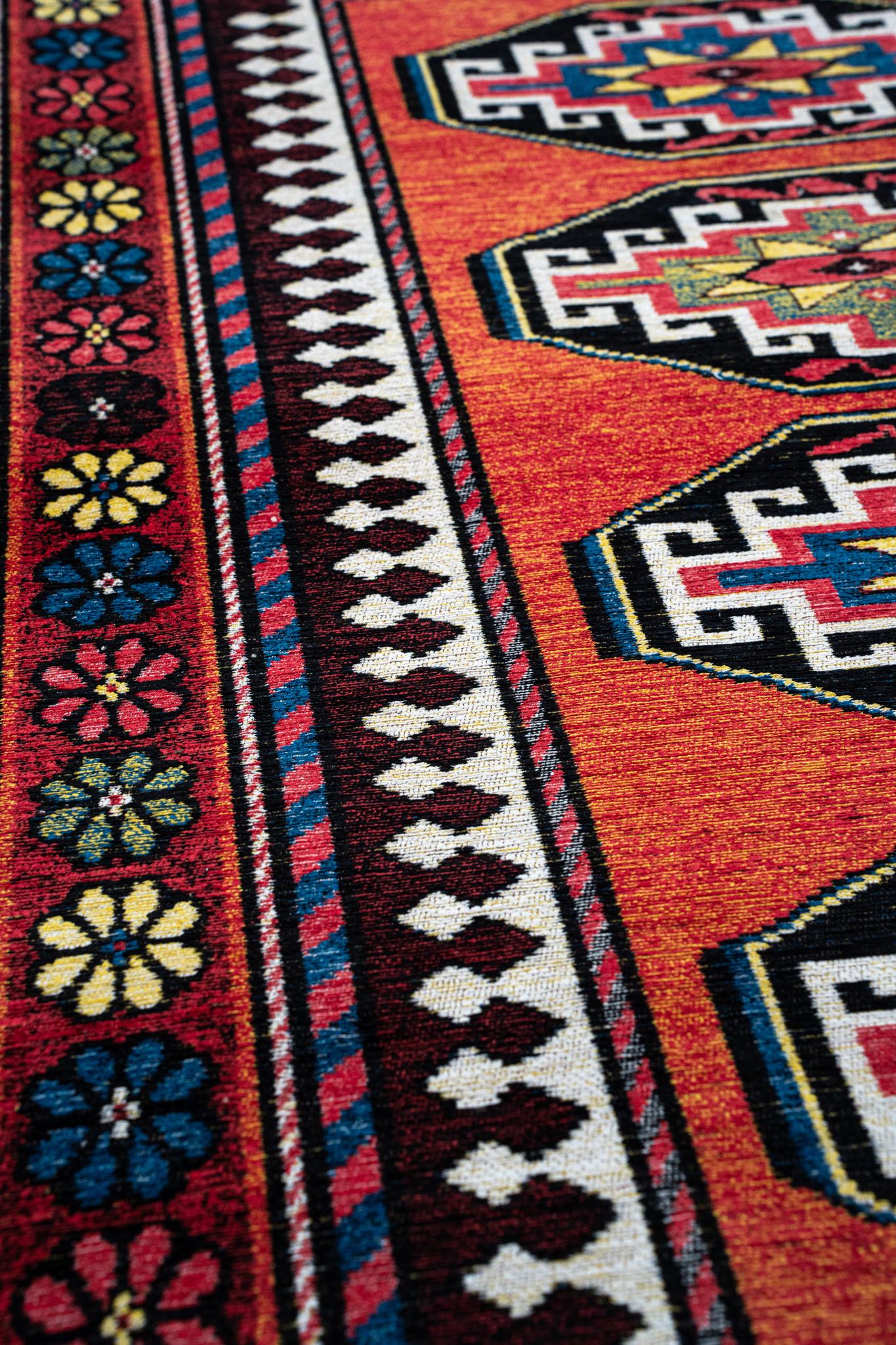 Red Mix tapijt | Maat: 140 × 200 cm