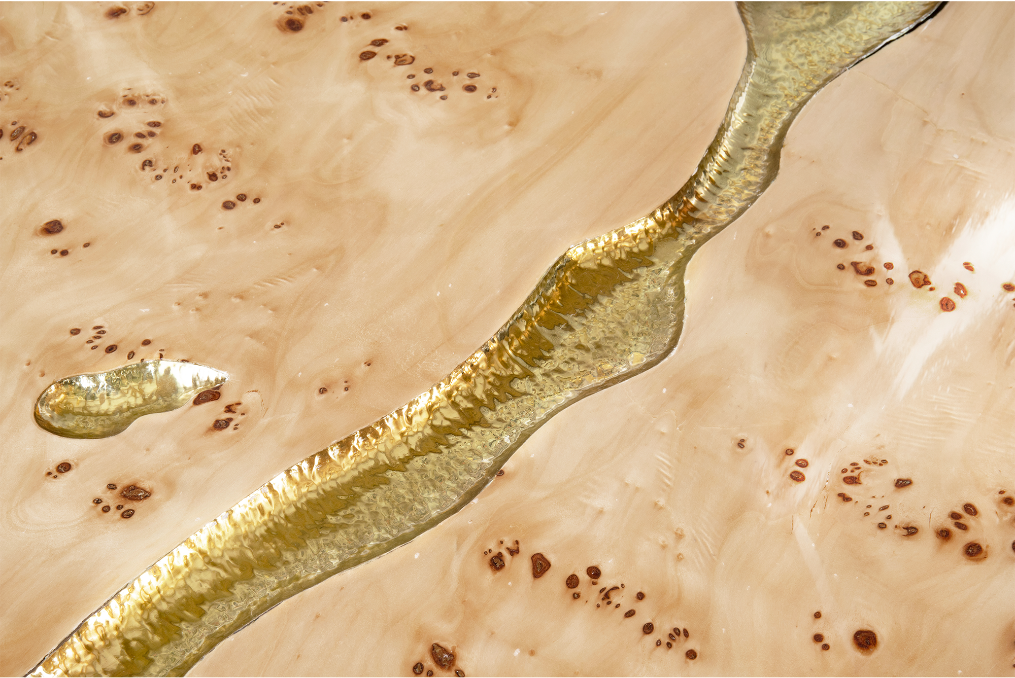 Dominion populierenhout 3-delige salontafelset