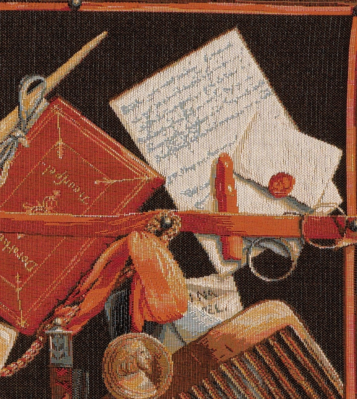 Cabinet of Curiosities, E. Collier wandtapijt | Maat: 50 × 67 cm