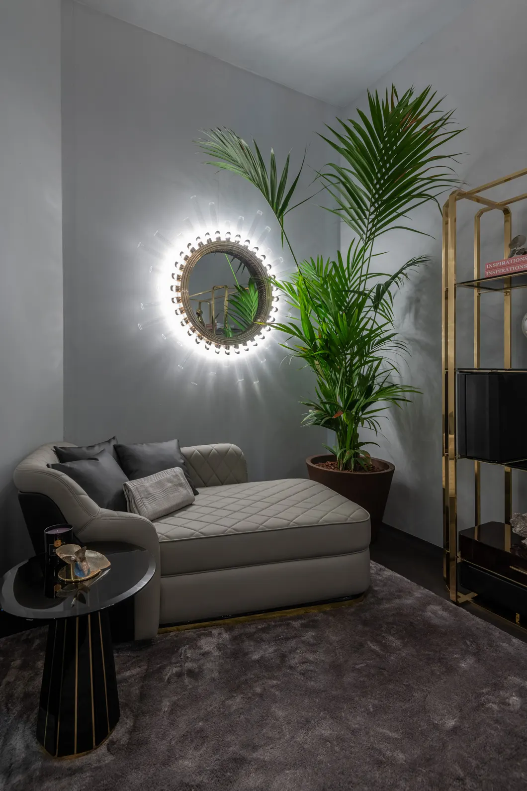 Regal XL wandlichtspiegel