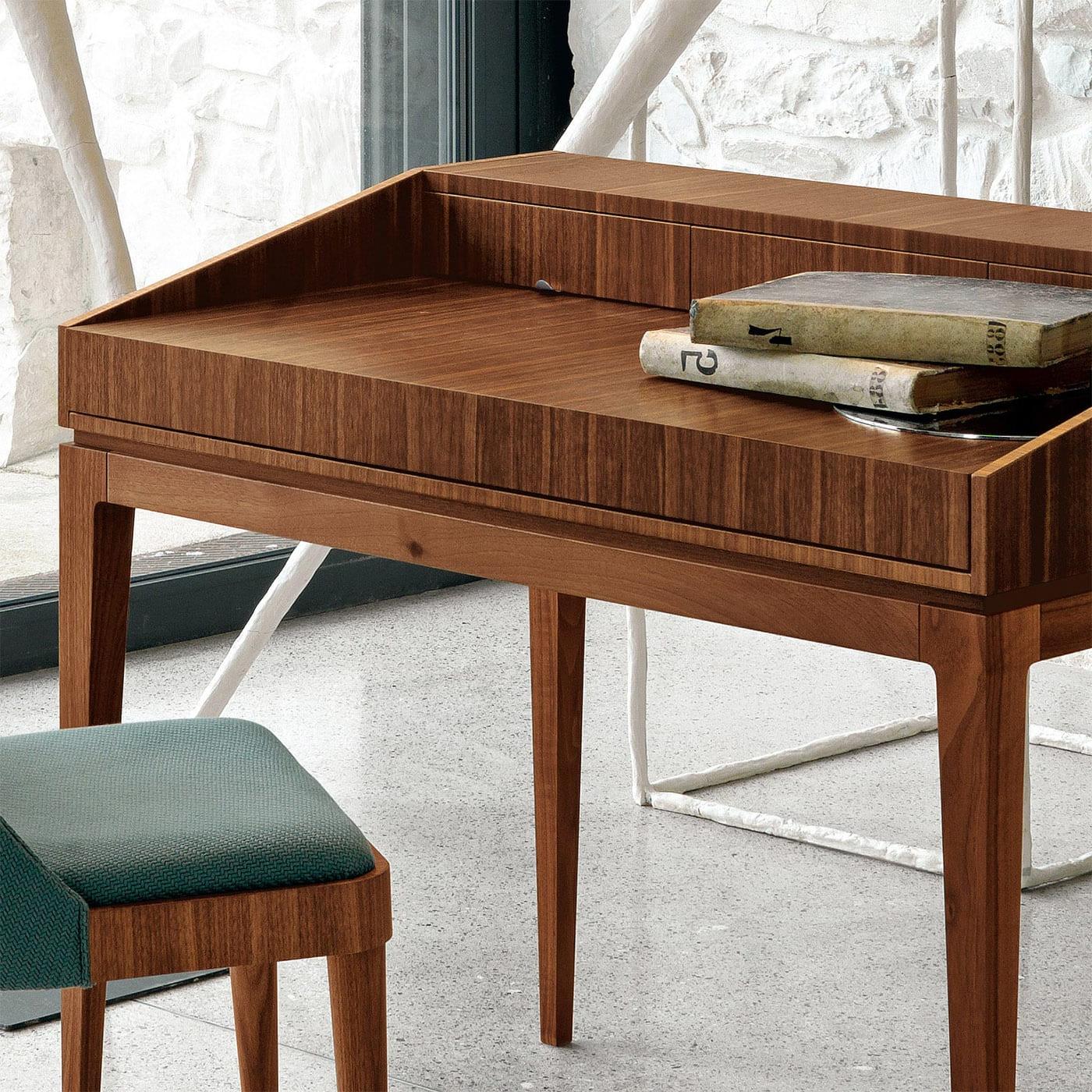 Ideale natuurlijk bruin schrijfbureau