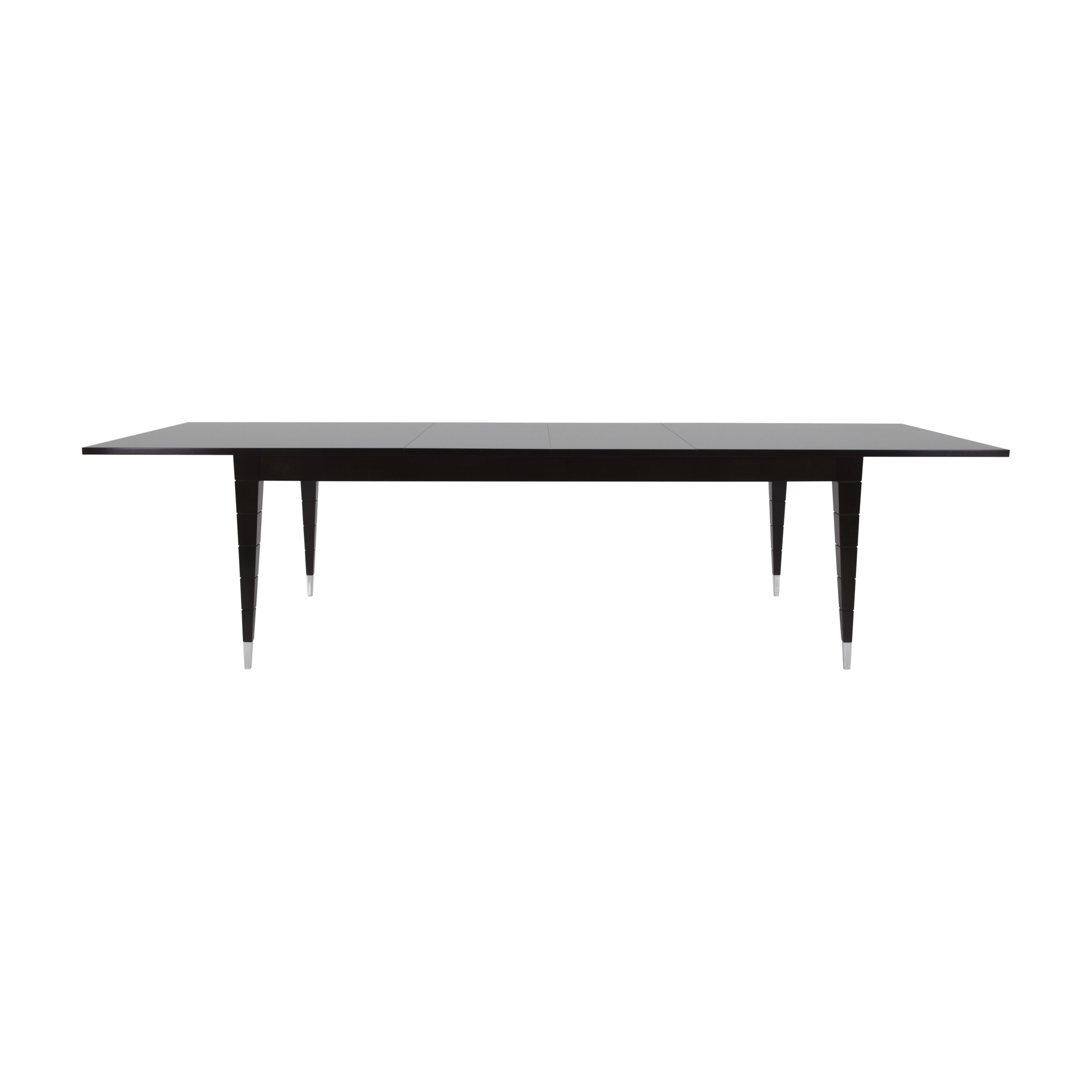 Look houten uitschuifbare eettafel