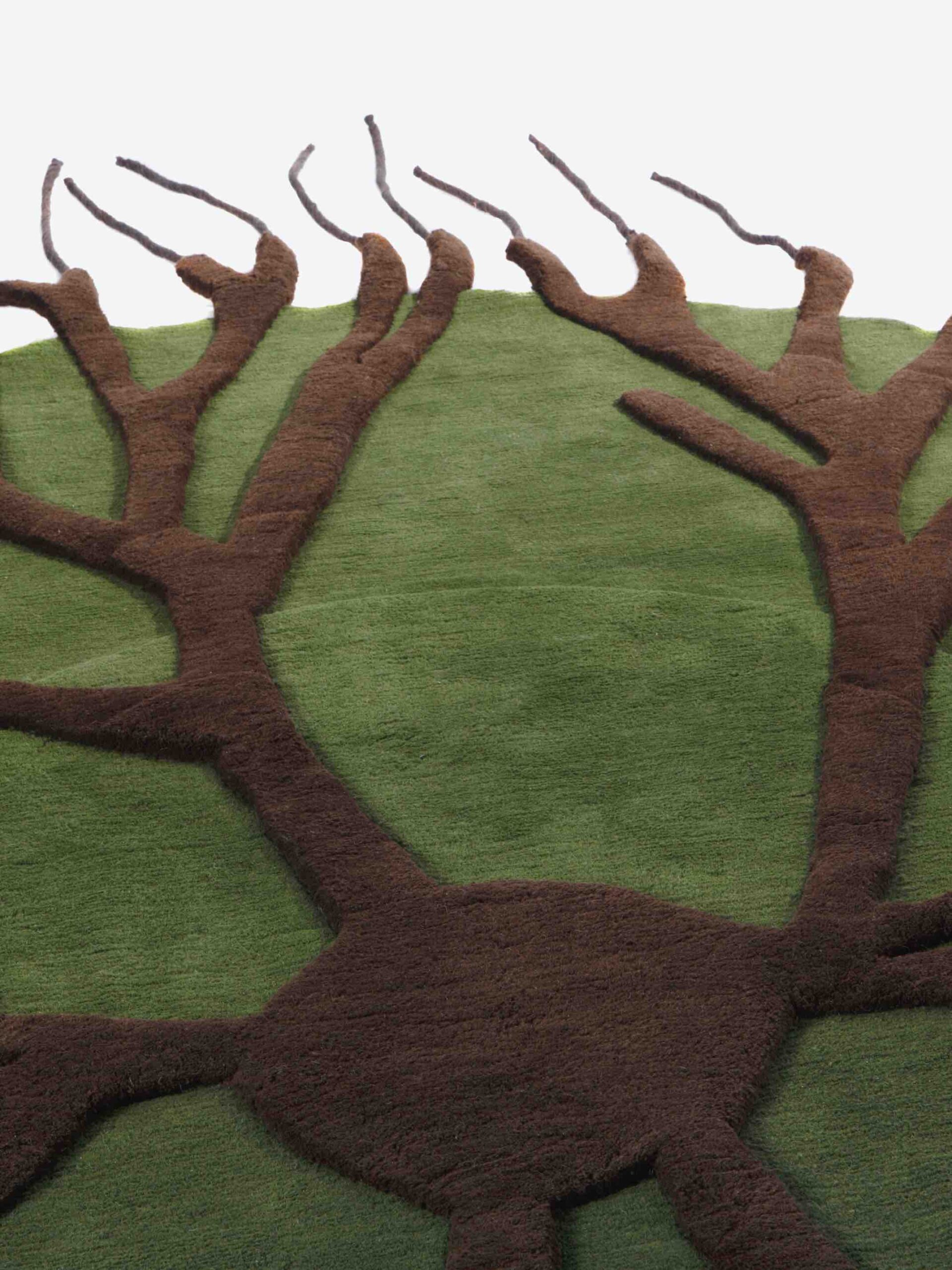 Roots designer handgeweven vloerkleed
