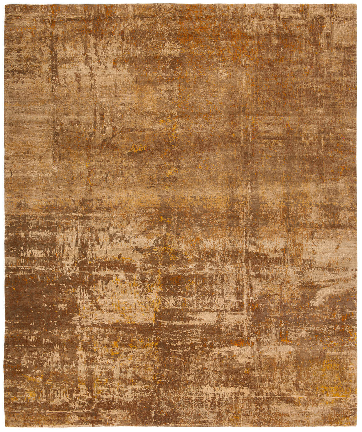 Artwork 21 bruin goud vloerkleed
