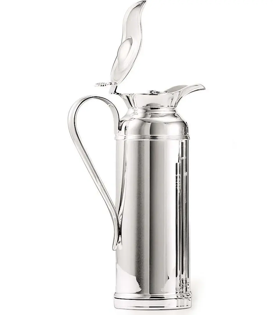 Luxe verzilverde thermokan