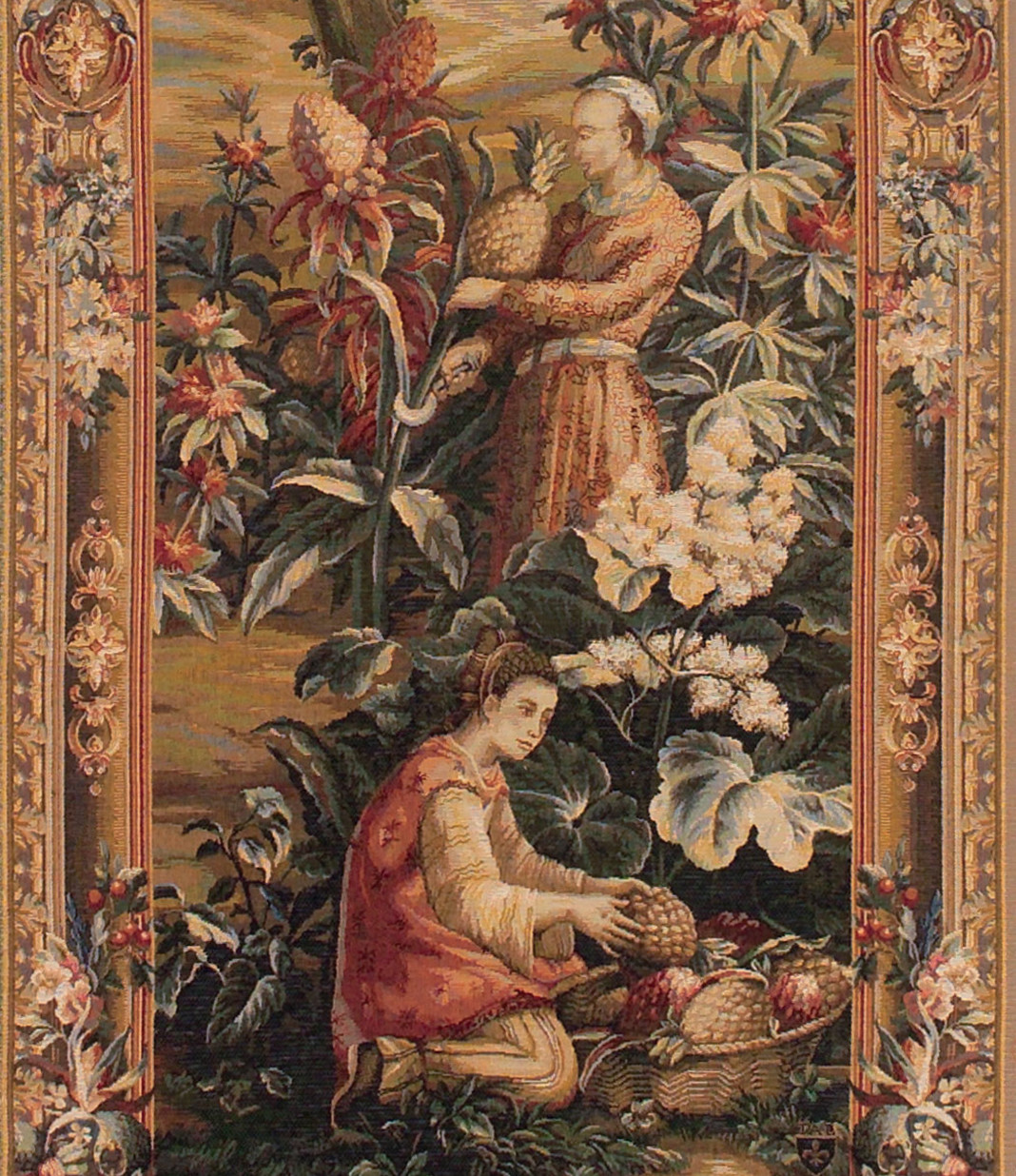The Pineapple Harvest - Right Door wandtapijt
