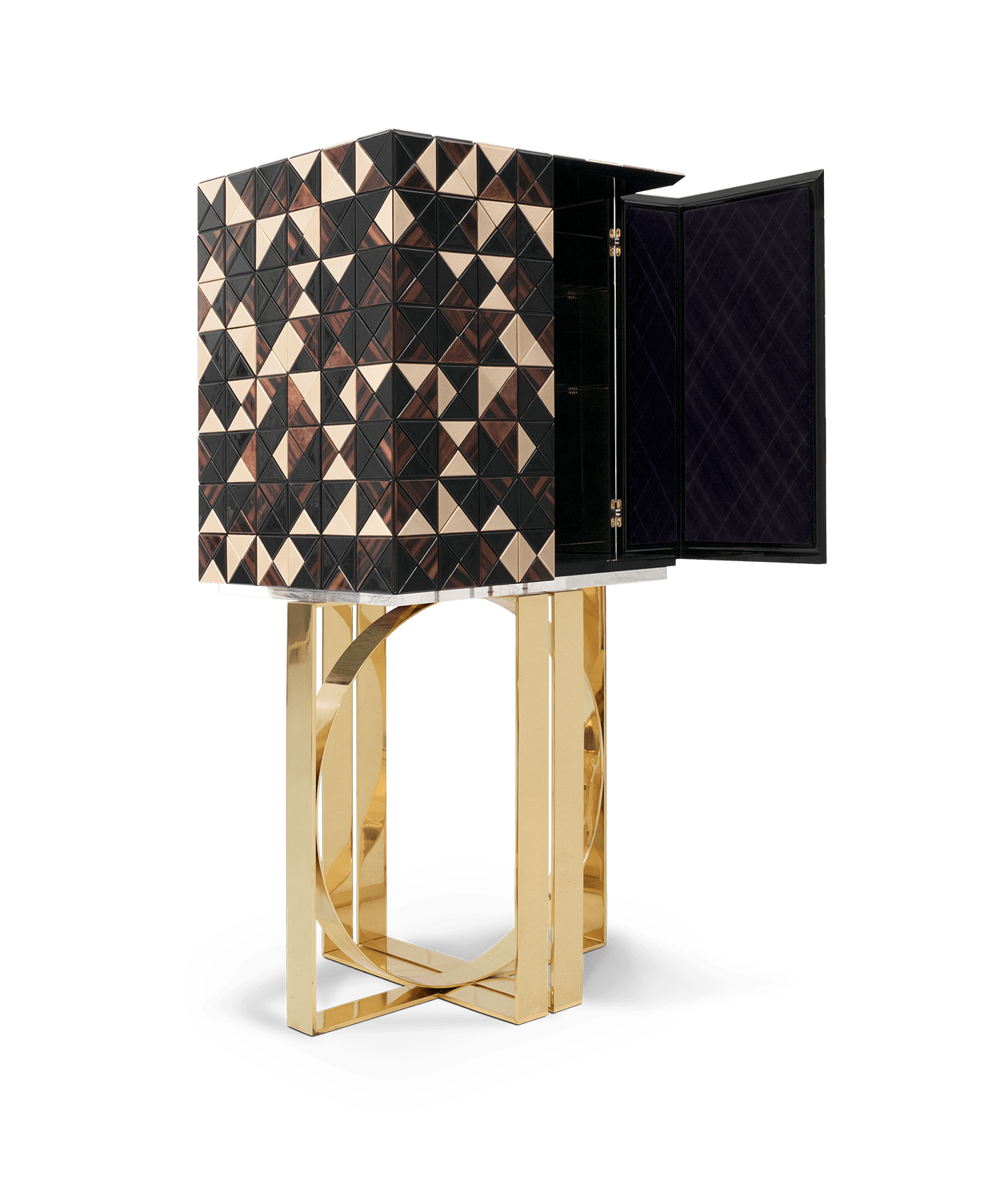 Mosaic walnoten kast