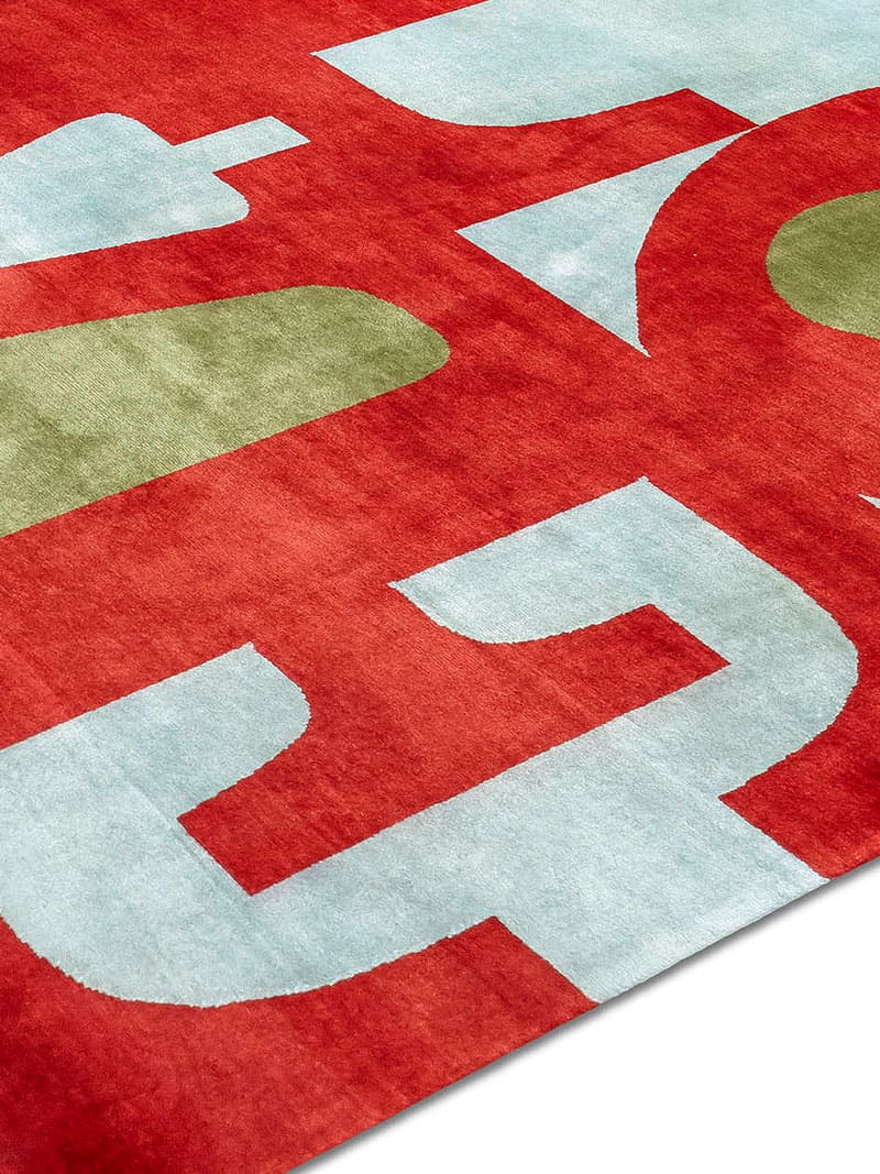 All You Need Is Love luxe handgeknoopt tapijt