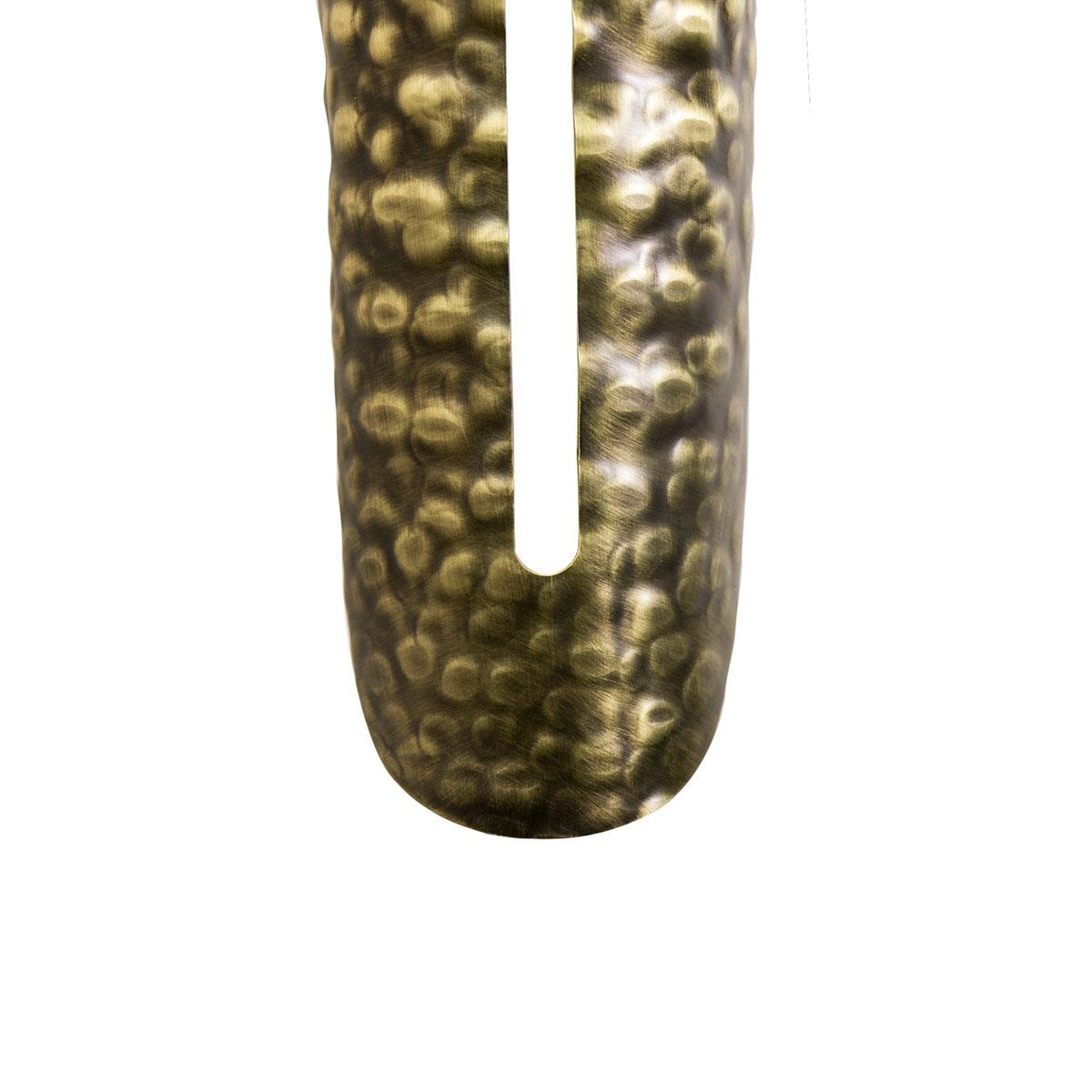 Fierce messing wandlamp
