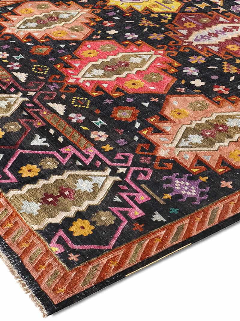 Flatweave handgemaakte luxe tapijt | Maat: 183 × 274 cm