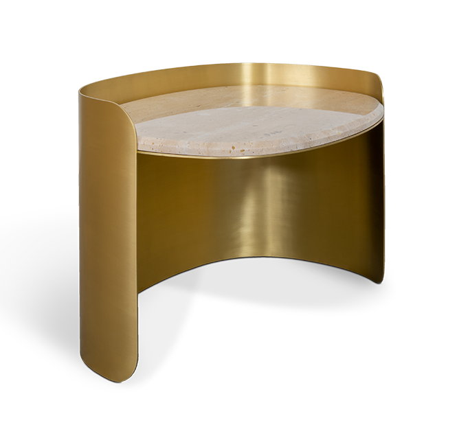 Franklin Scott ovale bijzettafel