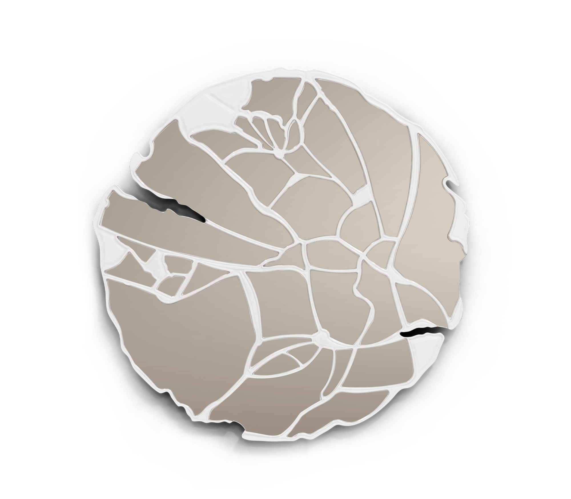 Artisan ivoren spiegel