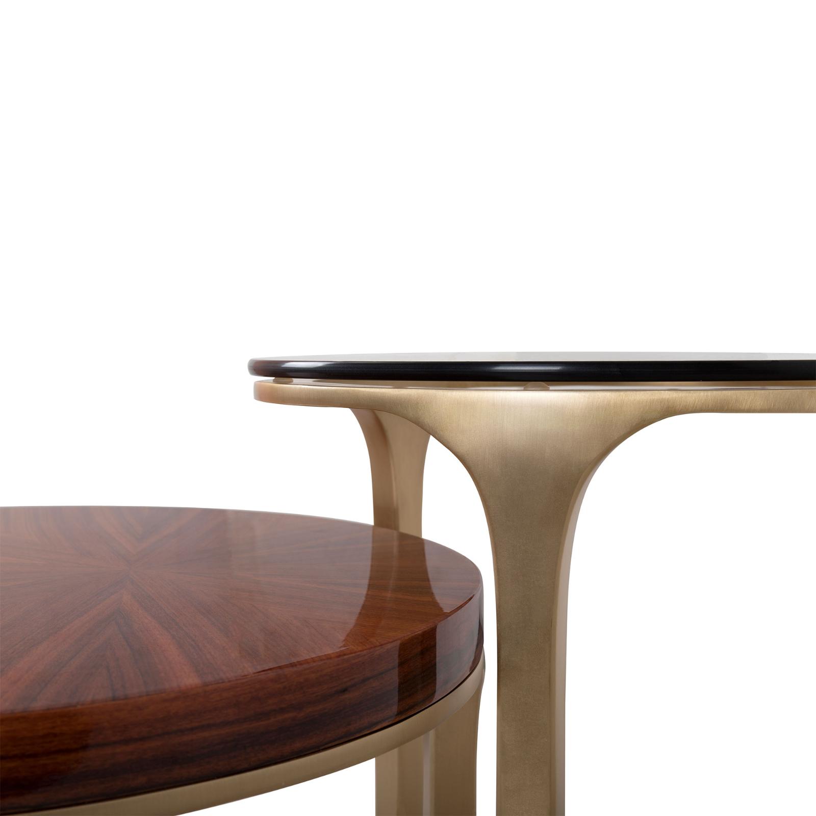 Twee-laags bijzettafel bijzettafel