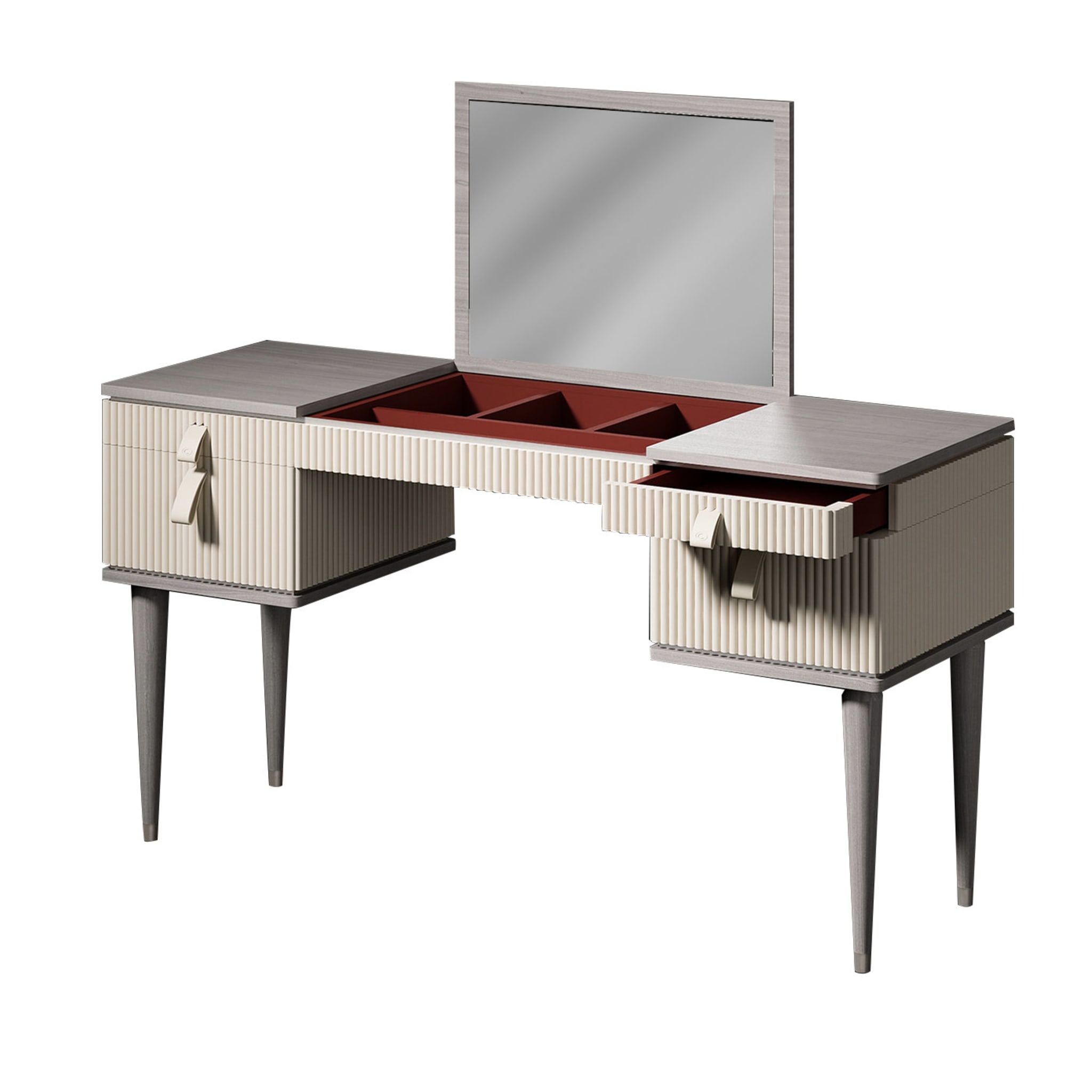 Kaptafel met spiegel
