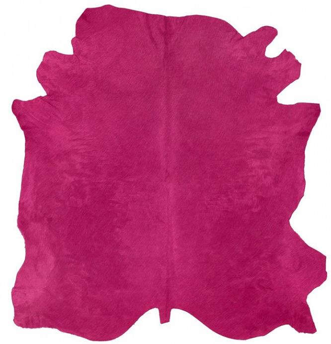 Fuchsia natuurlijke koeienhuid | Maat: 200 × 240 cm