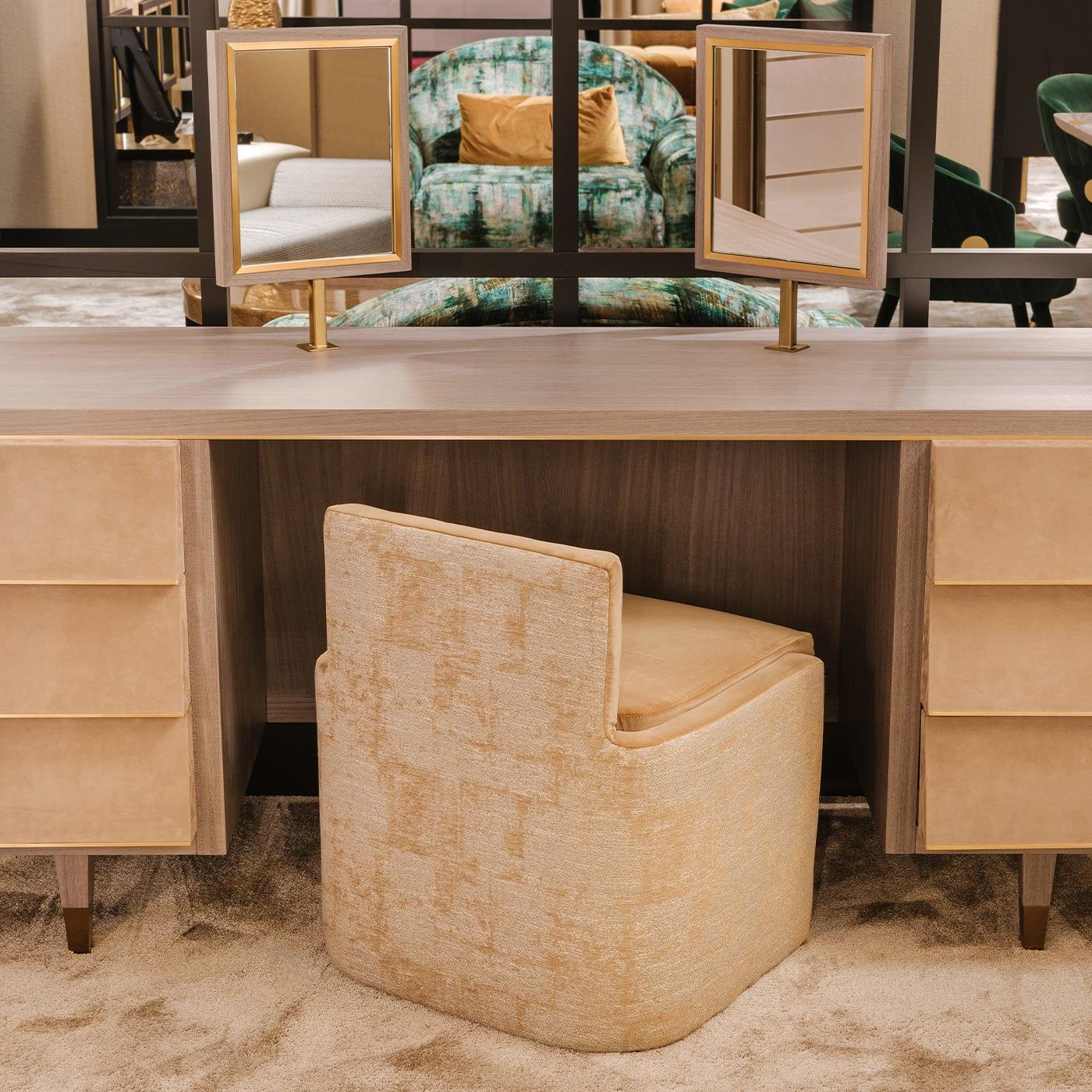 Hancock Italiaanse gemaakte kaptafel | Kleur: Brown