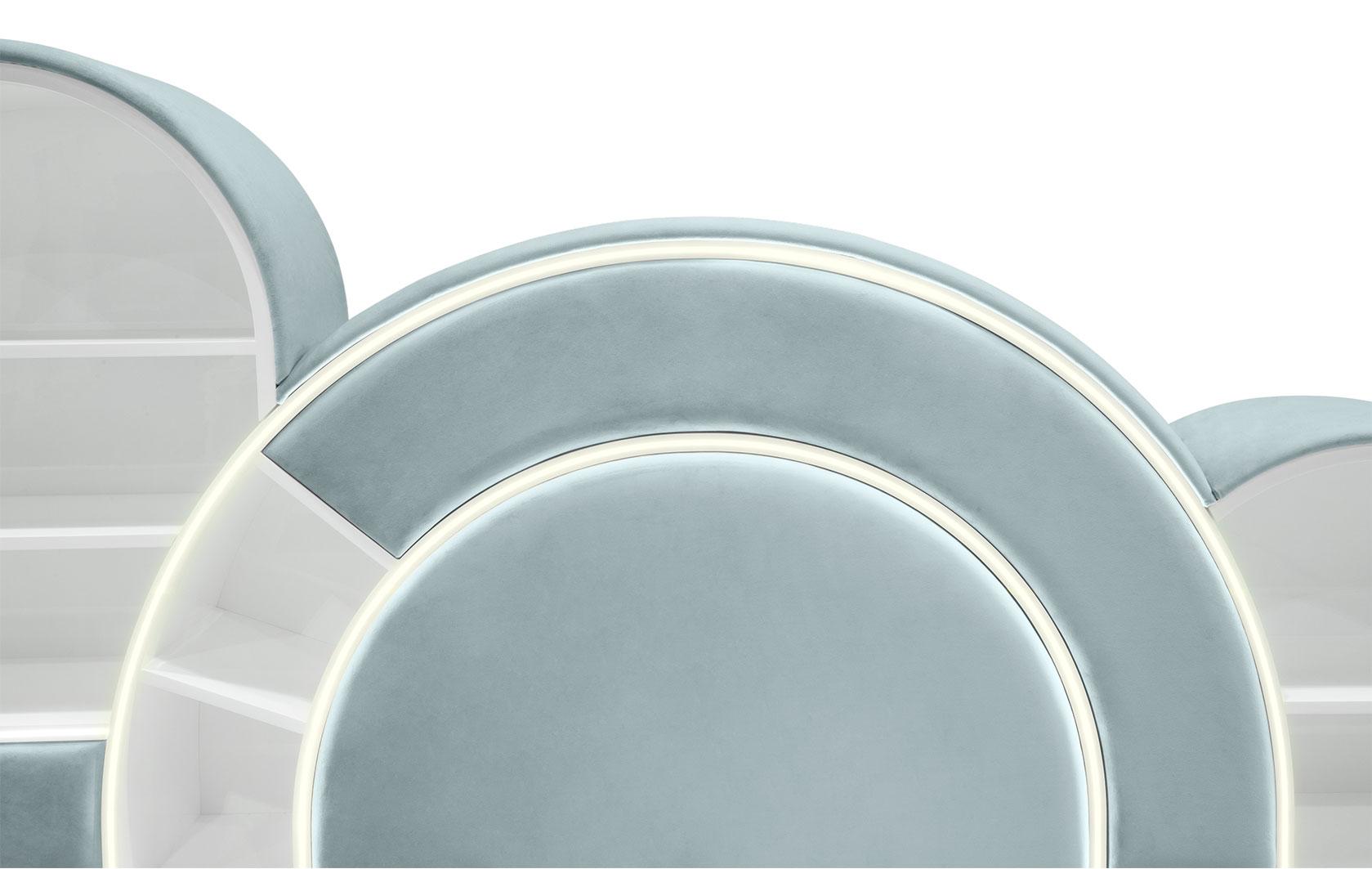 Bubblegum Marshmallow blauw kinderbed