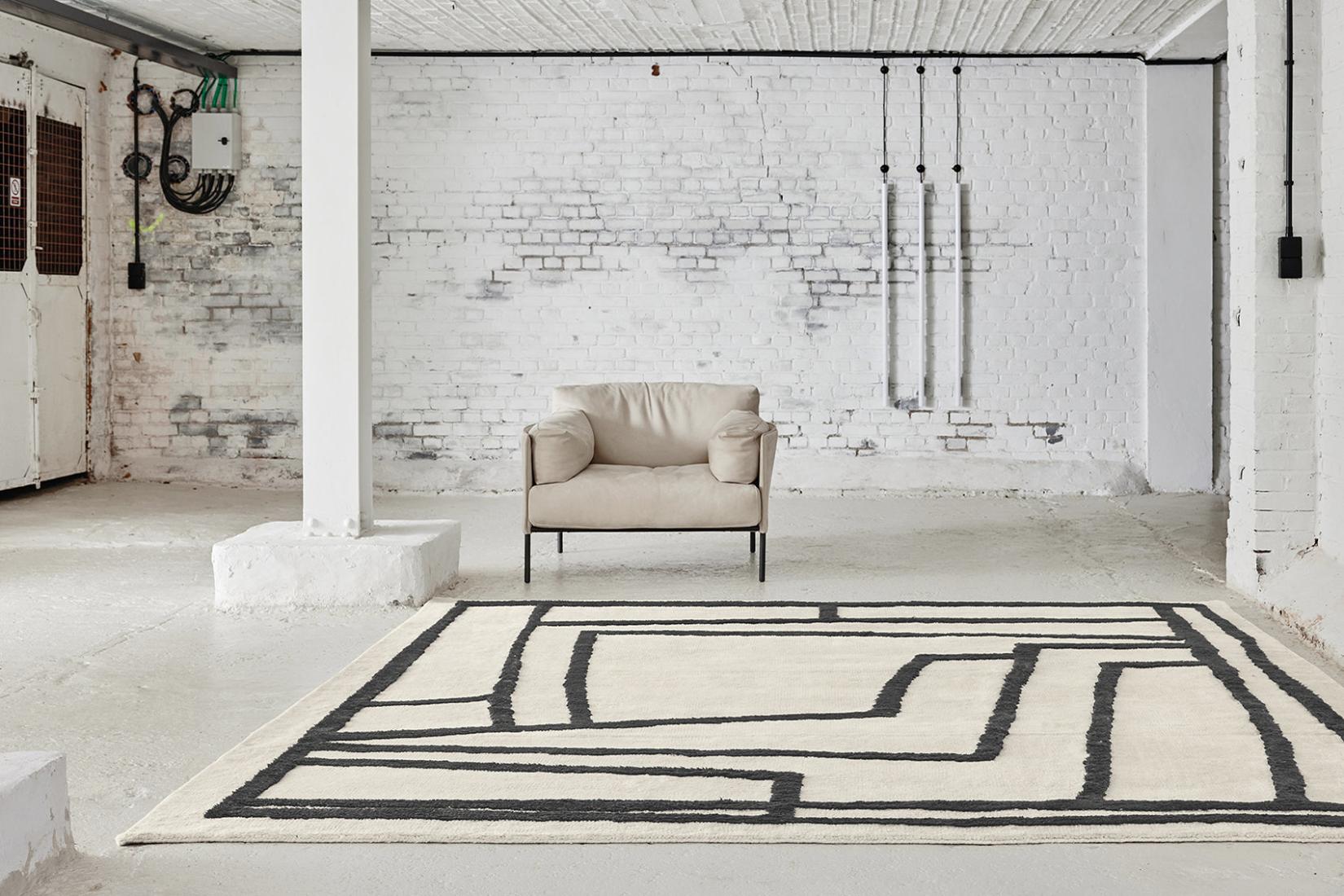 Cocoon Ecru tapijt | Maat: 200 × 300 cm